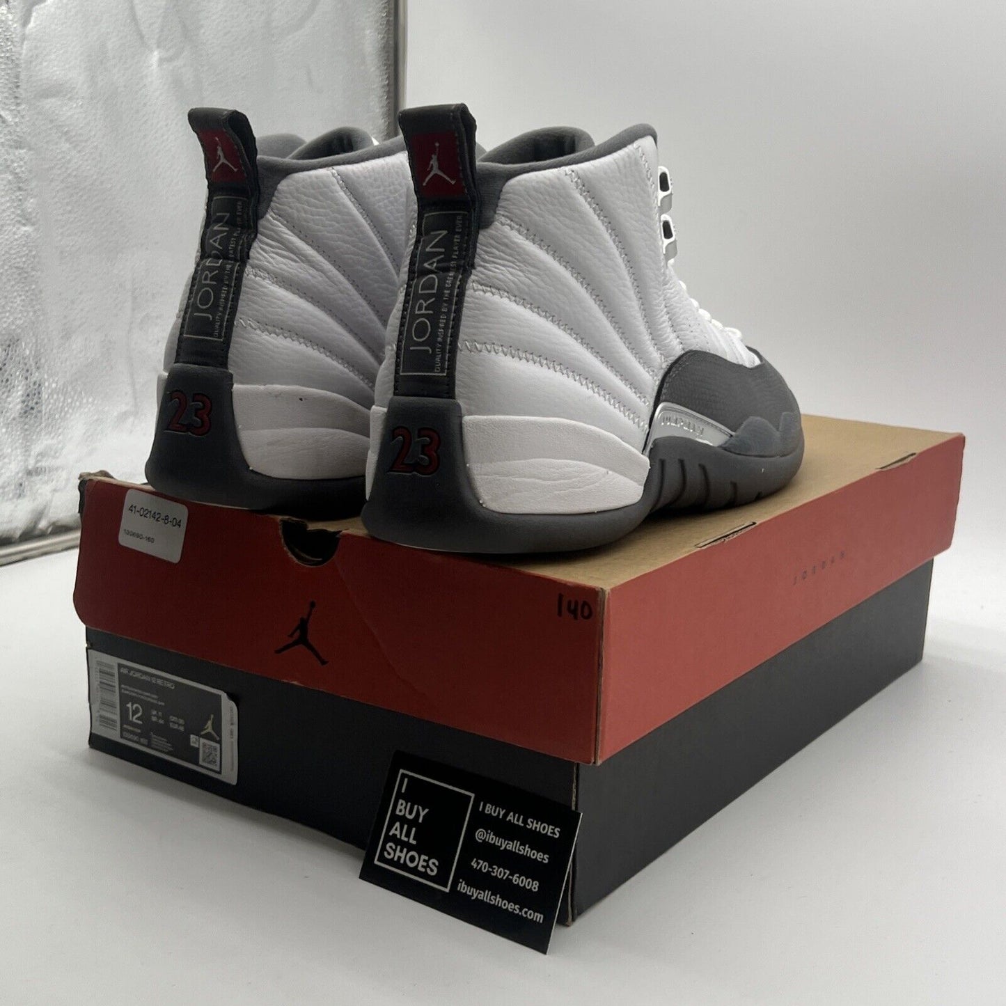Size 12 - Air Jordan 12 Retro Dark Grey (130690-160)