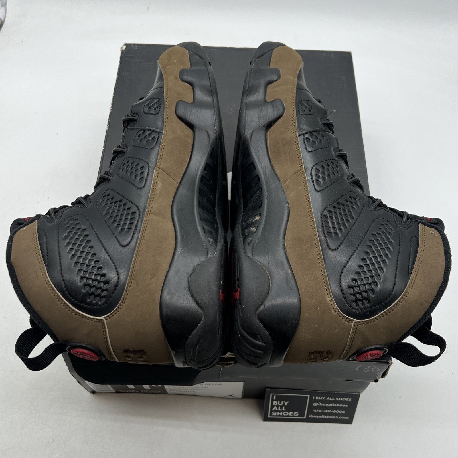Size 11.5 - Air Jordan 9 Retro 2012 Olive (302370-020)