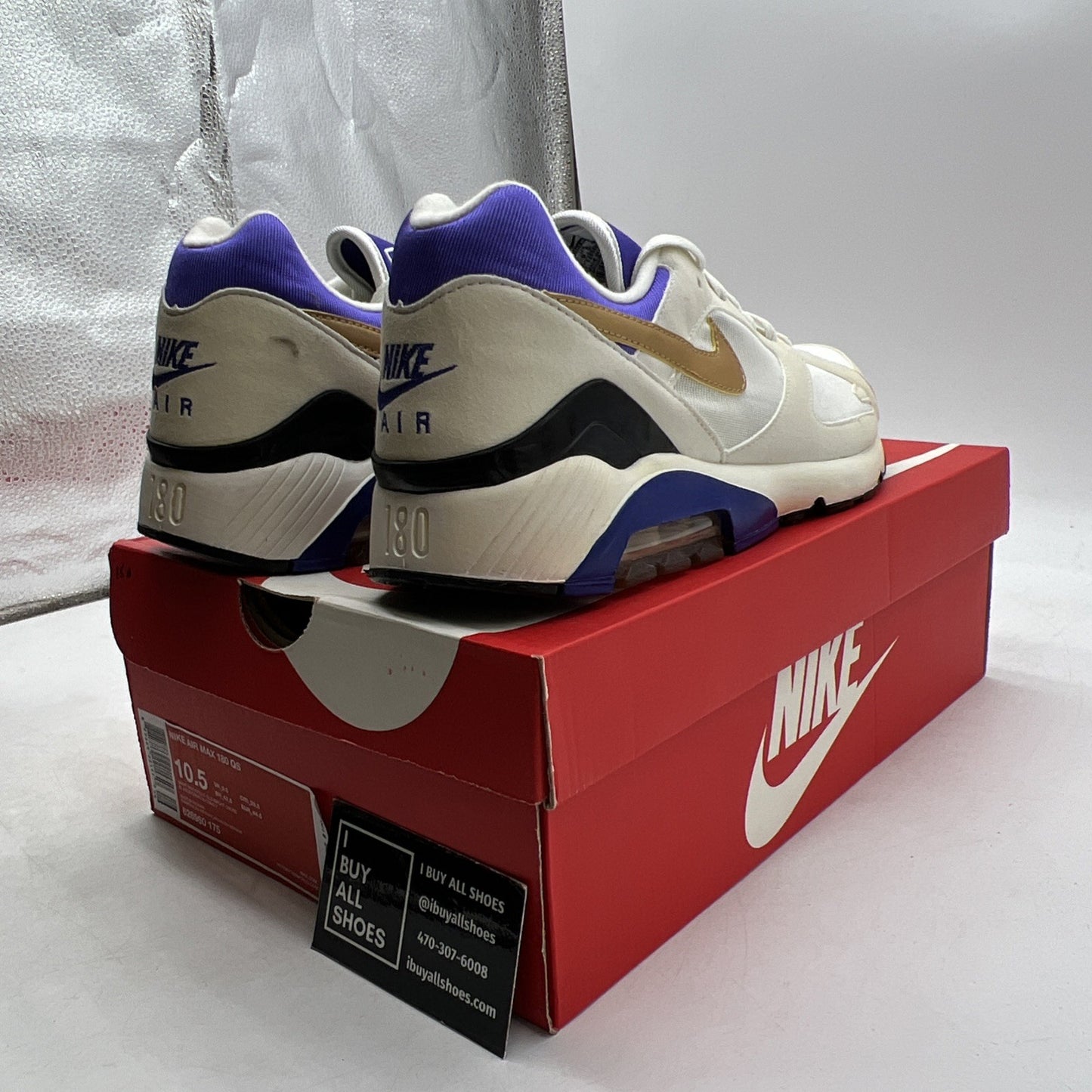 Size 10.5 - Nike Air Max 180 QS 2013 Concord (626960-175)