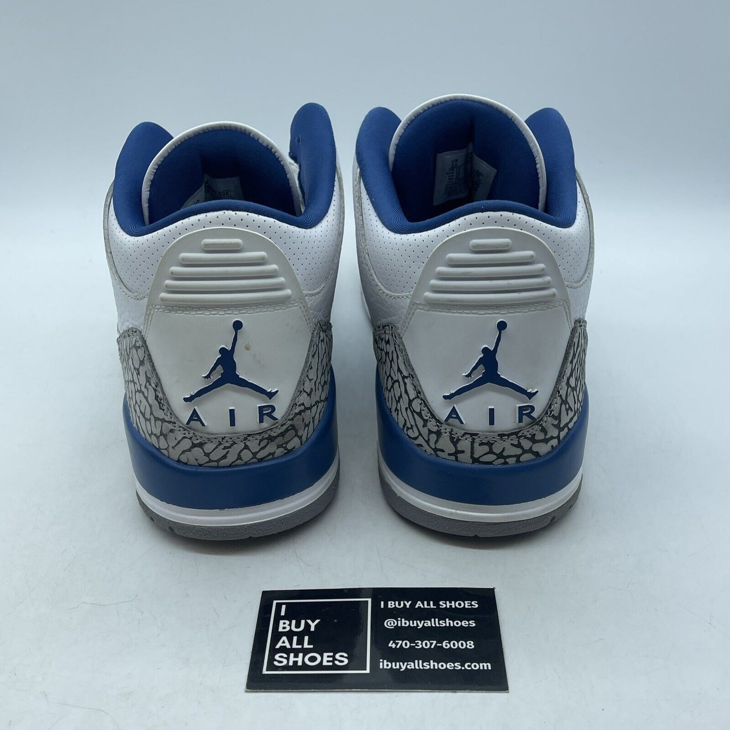 Size 11 - Jordan 3 Retro Mid Washington Wizards Blue White Grey (CT8532-148)