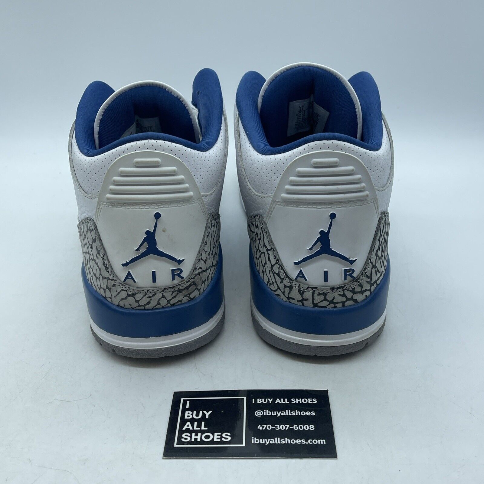 Size 11 - Jordan 3 Retro Mid Washington Wizards Blue White Grey (CT8532-148)