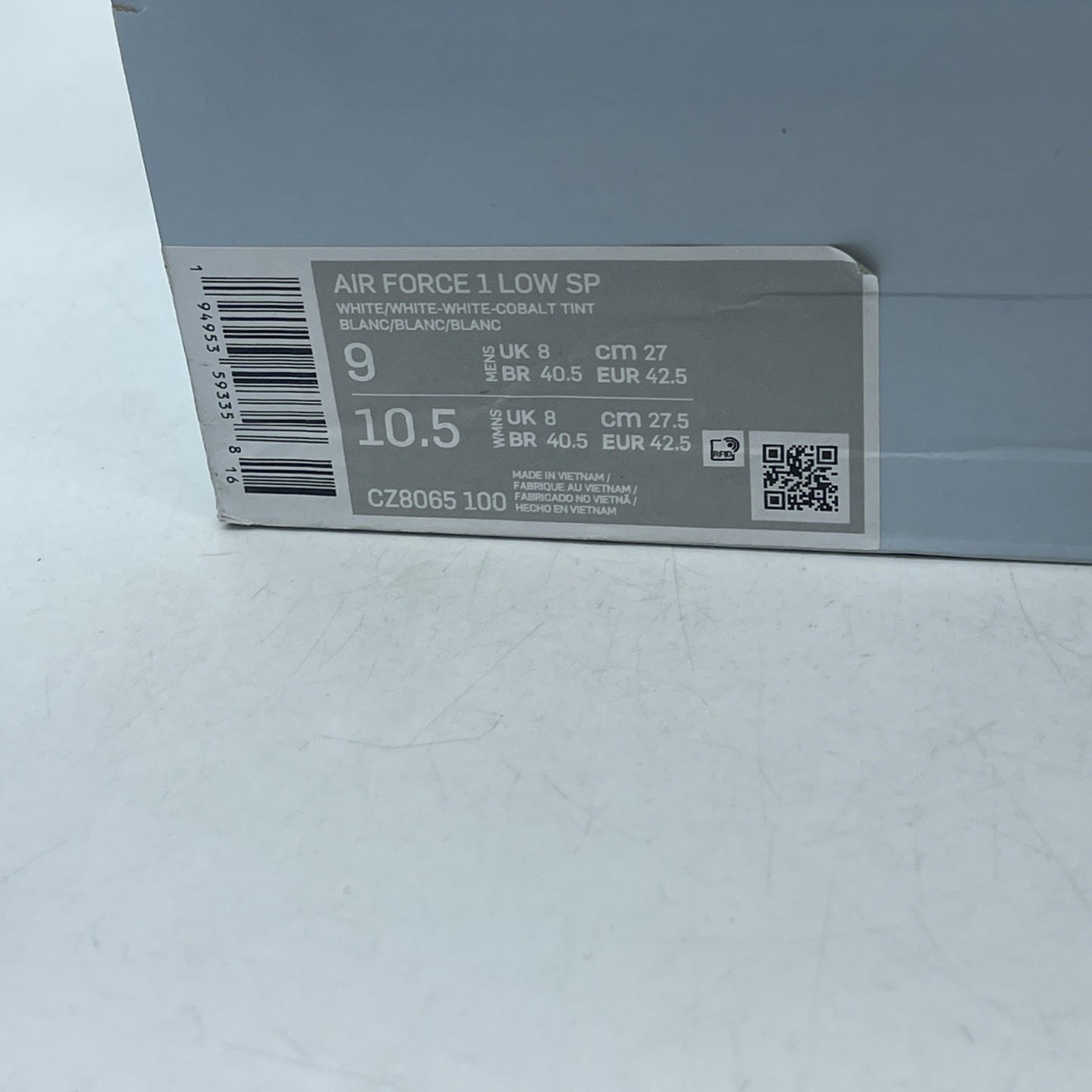 Size 9 - Nike Air Force 1 x NOCTA Low Certified Lover Boy (CZ8065-100)