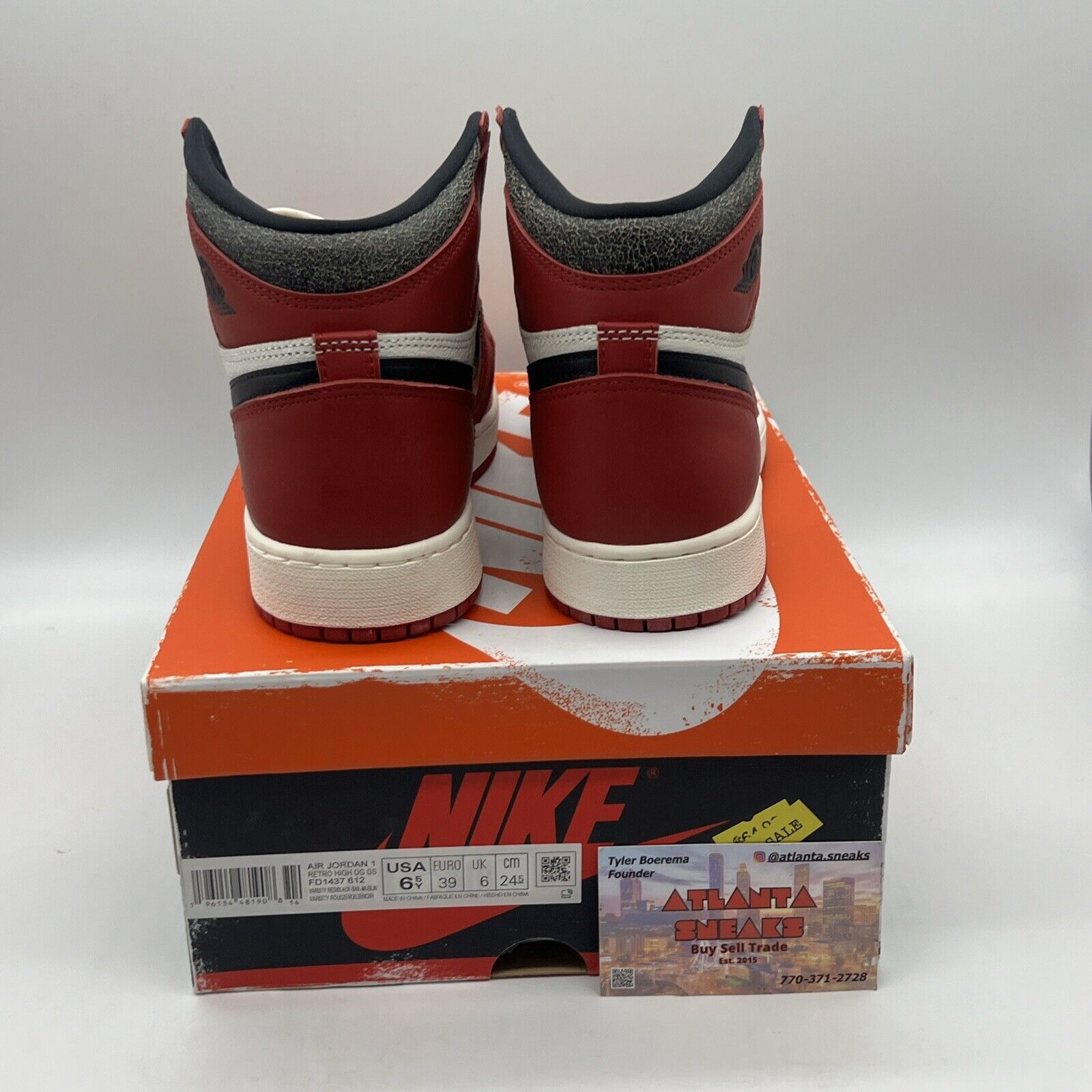 Size 6.5 - Jordan 1 Retro High OG Chicago Lost & Found 2022 Brand New Og All