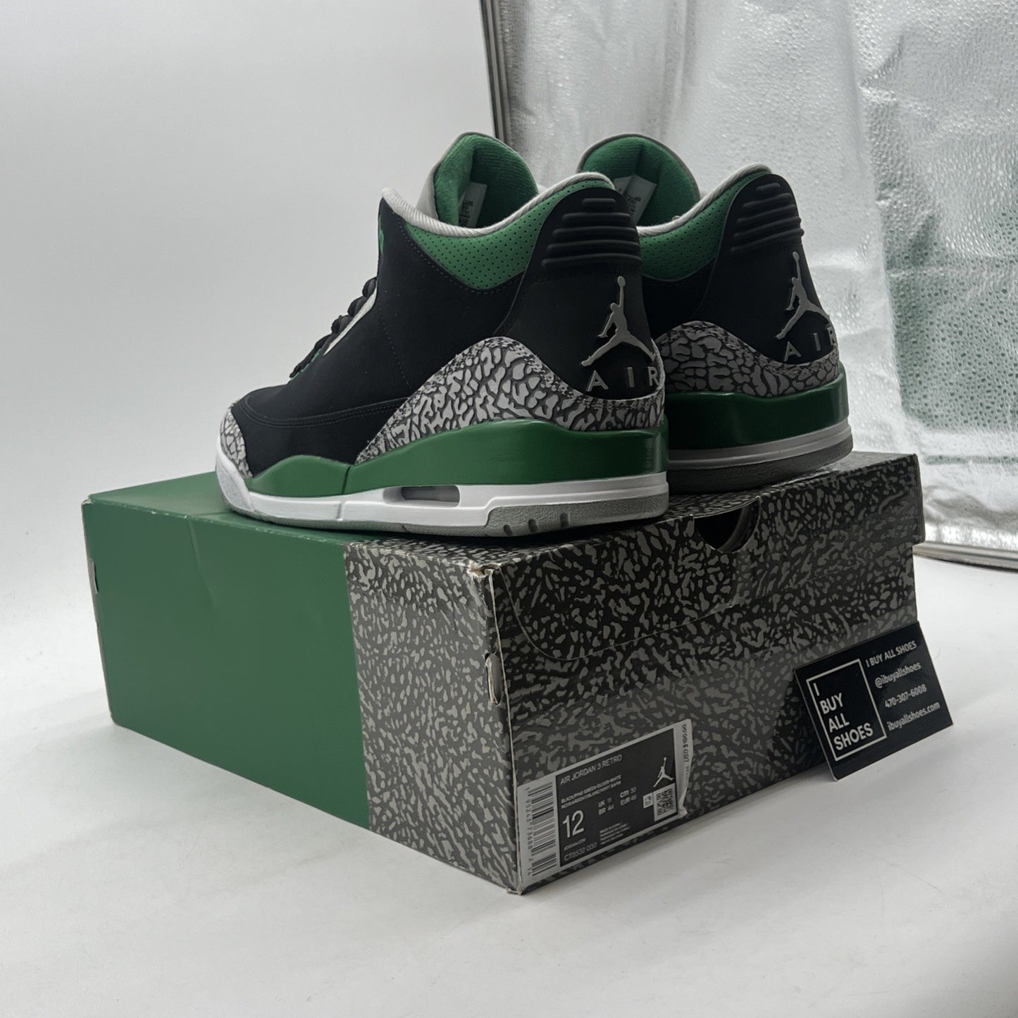 Size 12 - Air Jordan 3 Retro Mid Pine Green (CT8532-030)