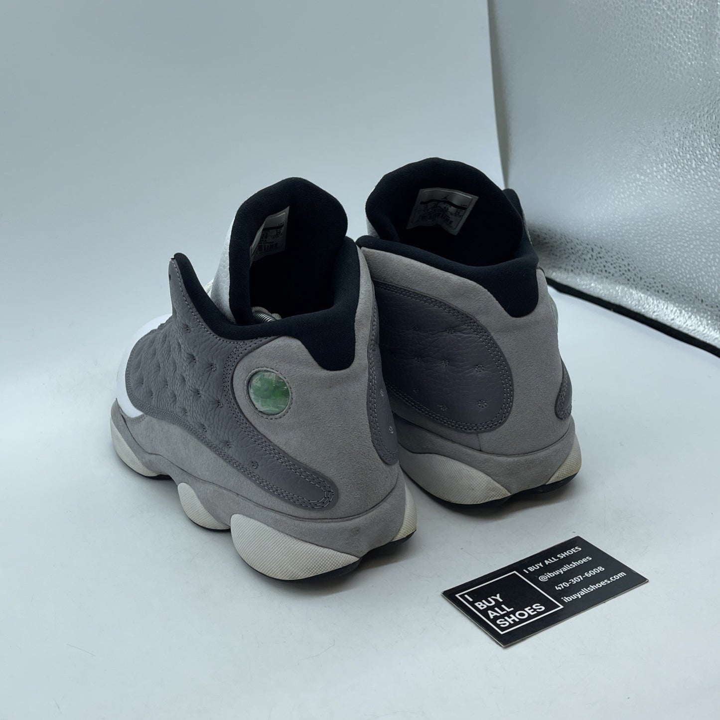 Size 11 - Air Jordan 13 Retro Atmosphere Grey Suede Leather (414571-016)