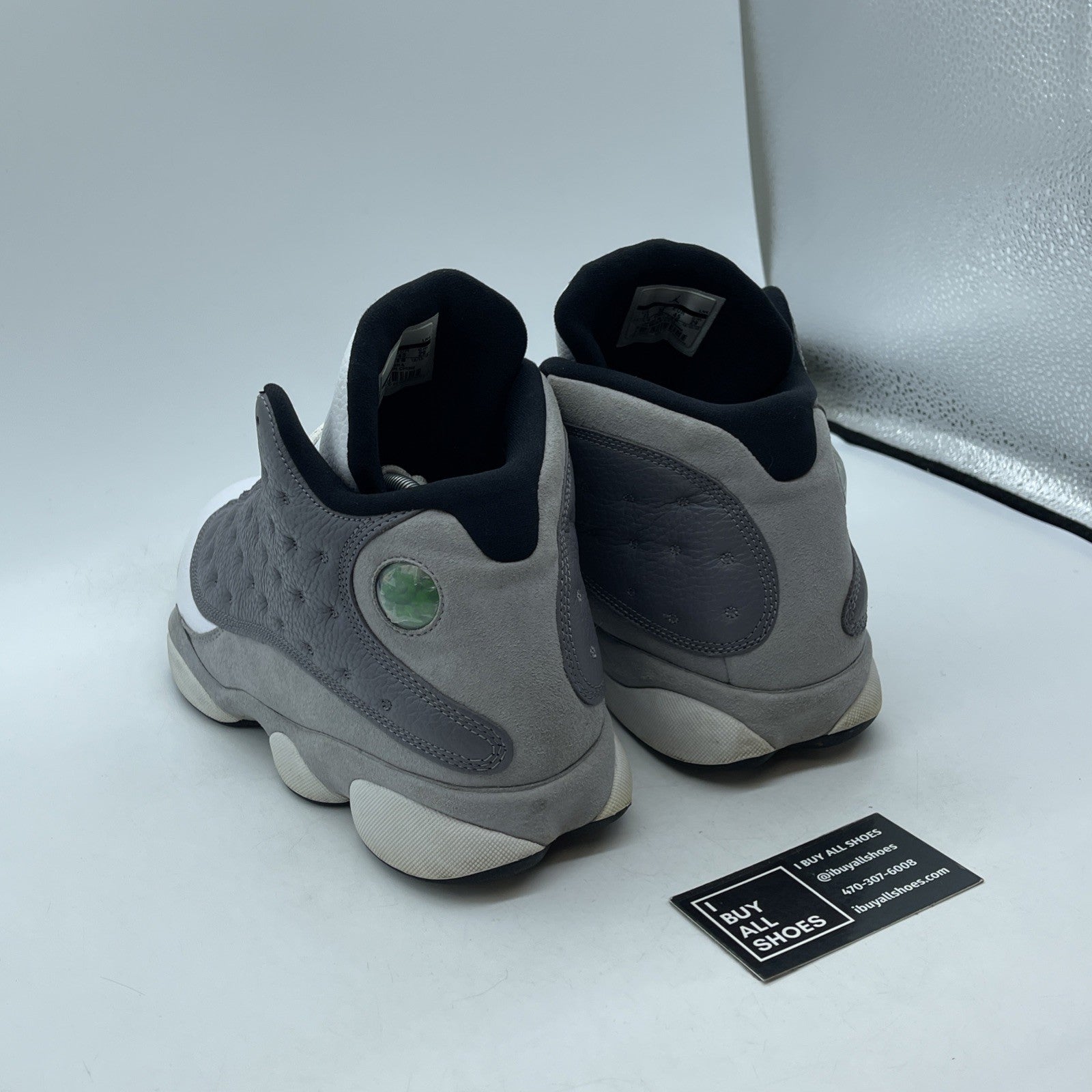 Size 11 - Air Jordan 13 Retro Atmosphere Grey Suede Leather (414571-016)