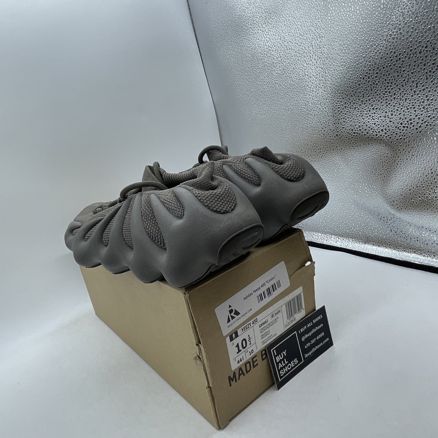 Size 10.5 - adidas Yeezy 450 Cinder (GX9662)