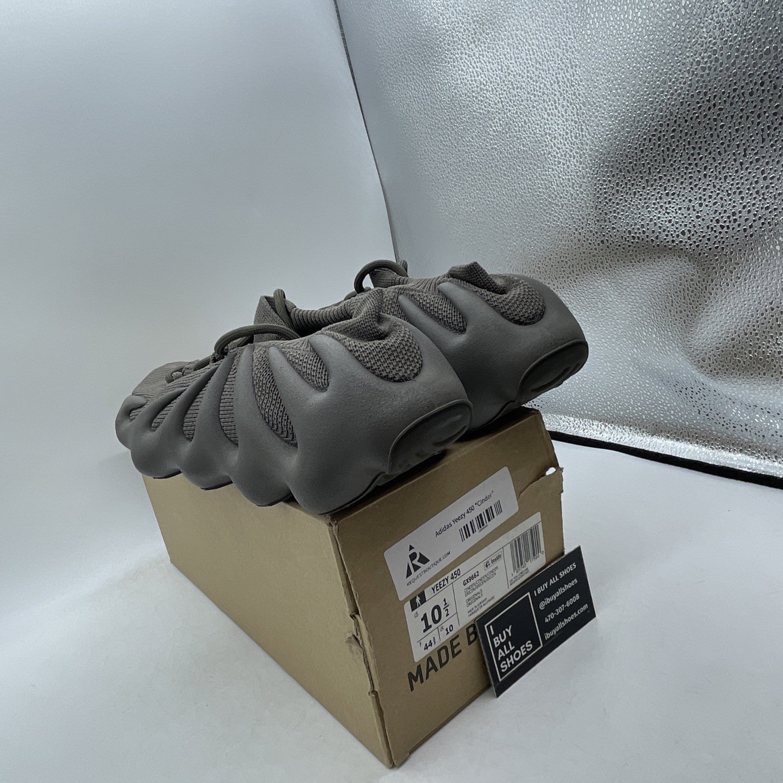 Size 10.5 - adidas Yeezy 450 Cinder (GX9662)