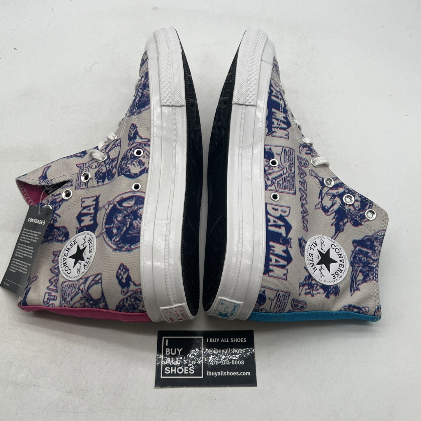 Size 13 - DC Comics x Chinatown Market x Converse Chuck 70 High 3D Batman Print