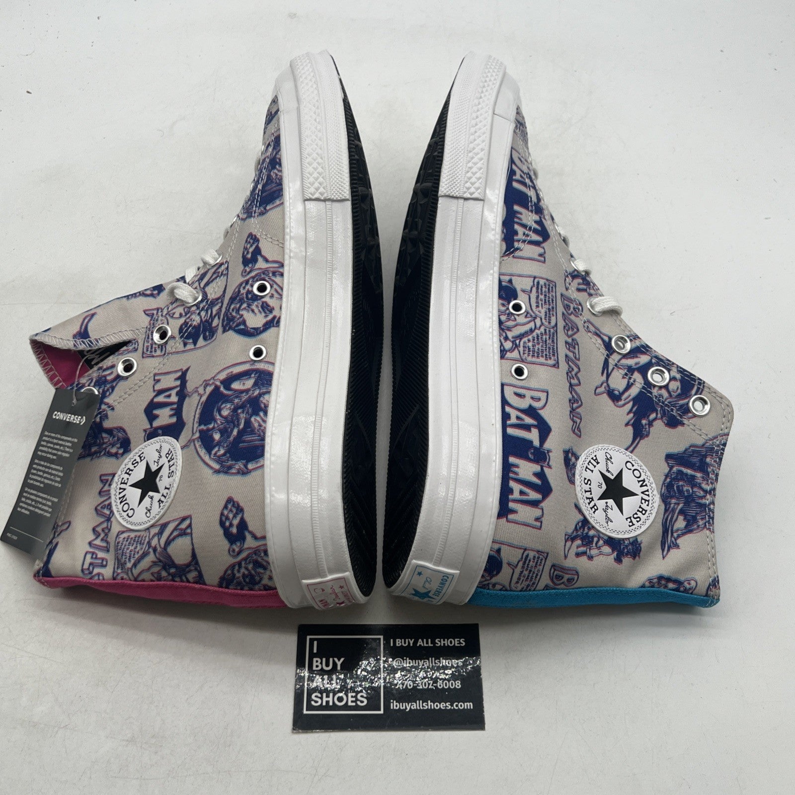 Size 13 - DC Comics x Chinatown Market x Converse Chuck 70 High 3D Batman Print