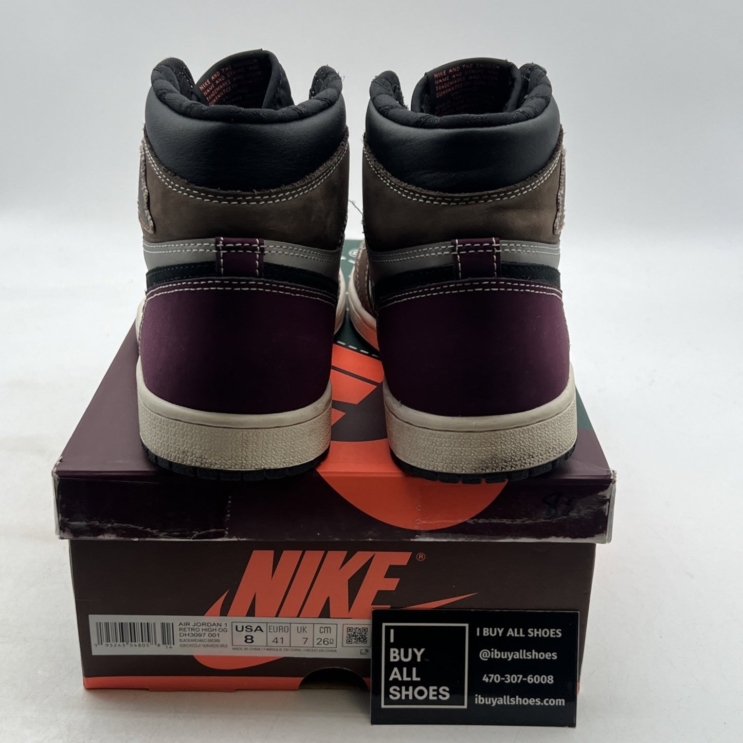 Size 8 - Air Jordan 1 High OG Crafted 2021 (DH3097-001)