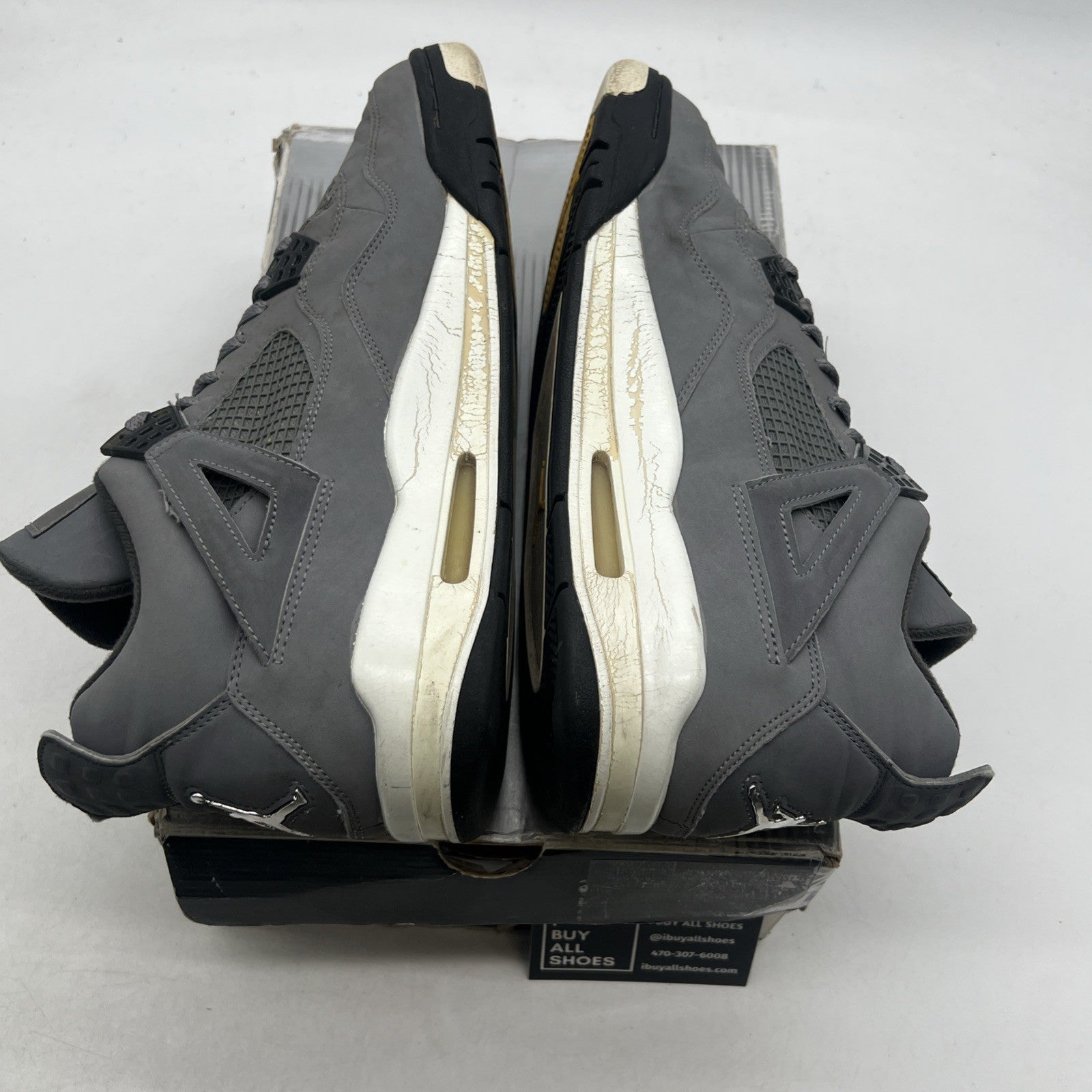 Size 11 - Air Jordan 4 Retro 2004 Cool Grey (308497-001)