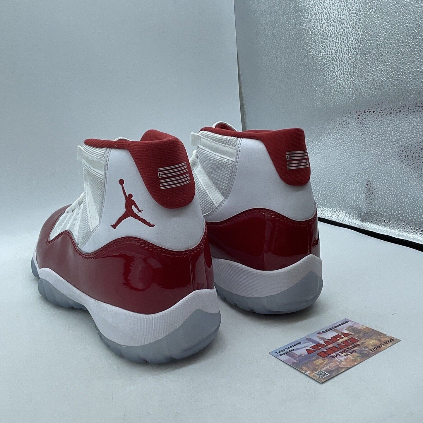 Size 11.5 - Jordan 11 Retro High Cherry White Red Leather (CT8012-116)