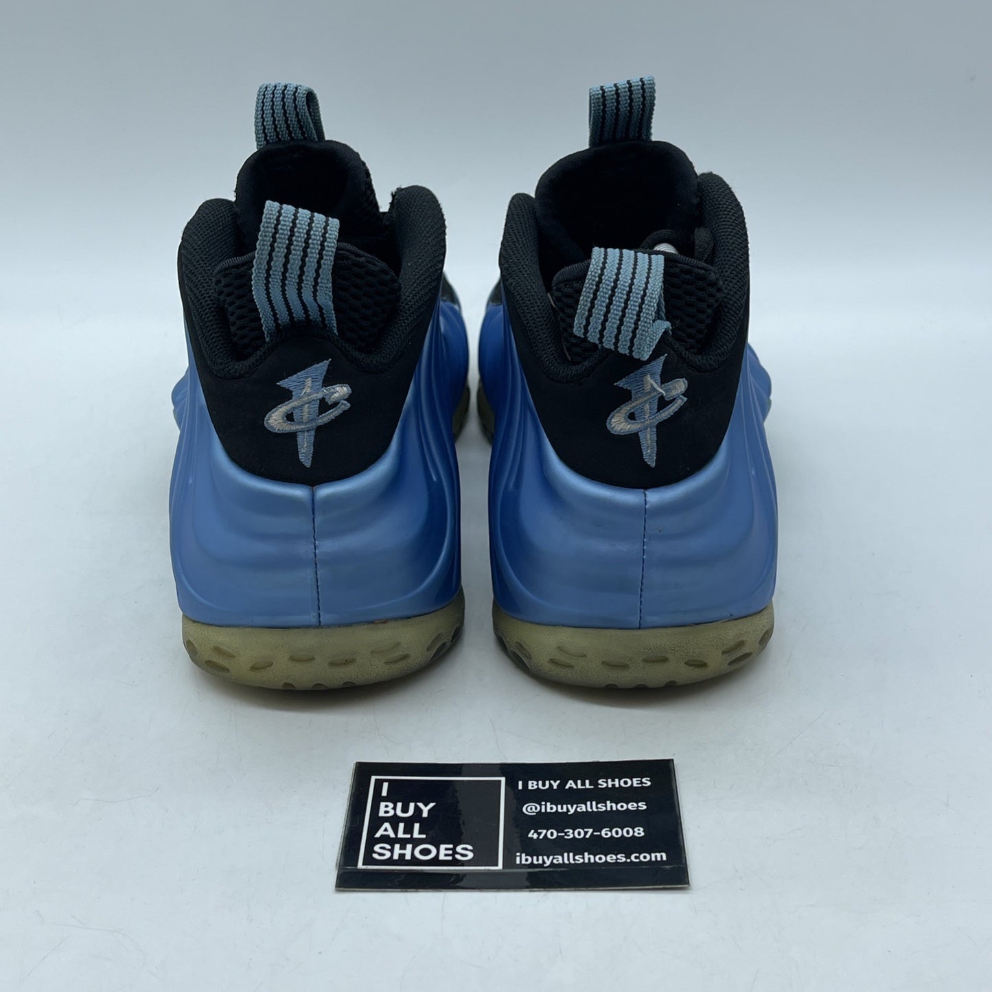 Size 8 - Nike Air Foamposite One University Blue Black Suede (314996-402)
