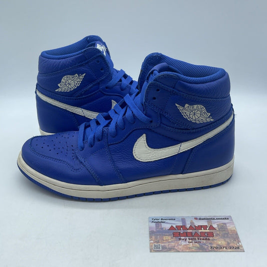 Size 8 - Air Jordan 1 Retro OG High Hyper Royal Blue White Leather (555088-401)