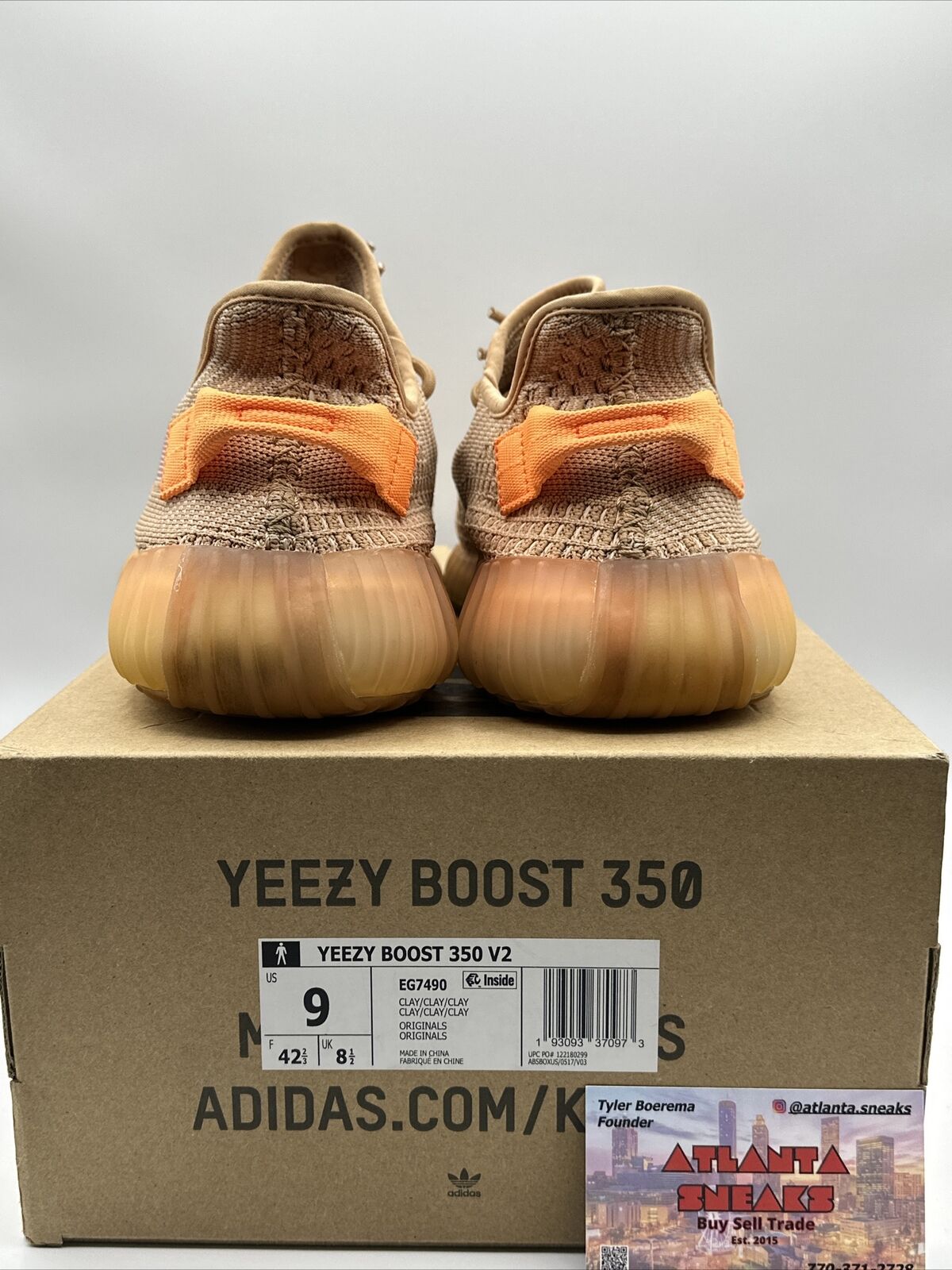 Size 9 - adidas Yeezy Boost 350 V2 Clay 2019