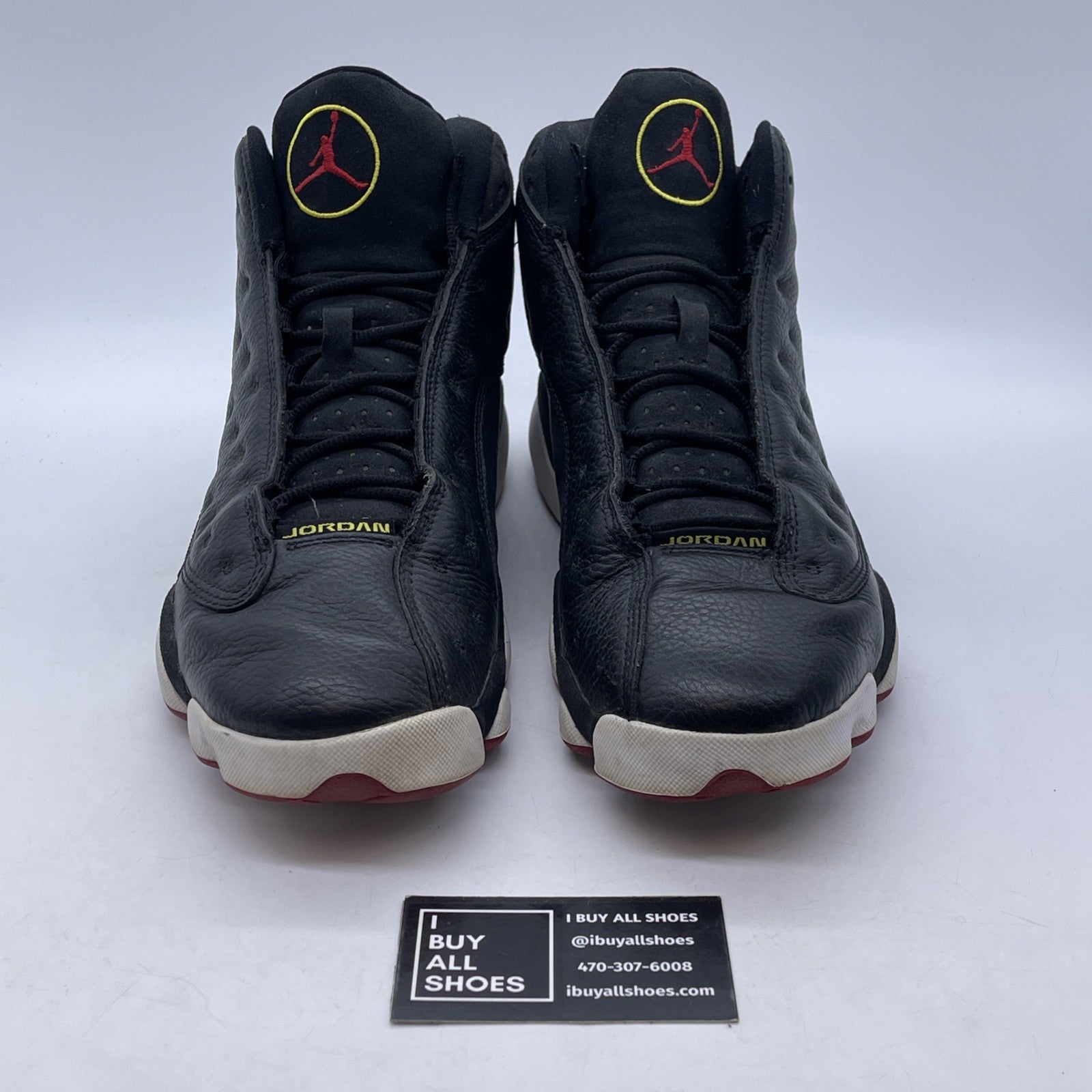Size 10.5 - Air Jordan 13 Retro 2011 Playoff Black Suede Leather (414571-001)