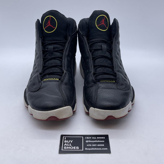 Size 10.5 - Air Jordan 13 Retro 2011 Playoff Black Suede Leather (414571-001)