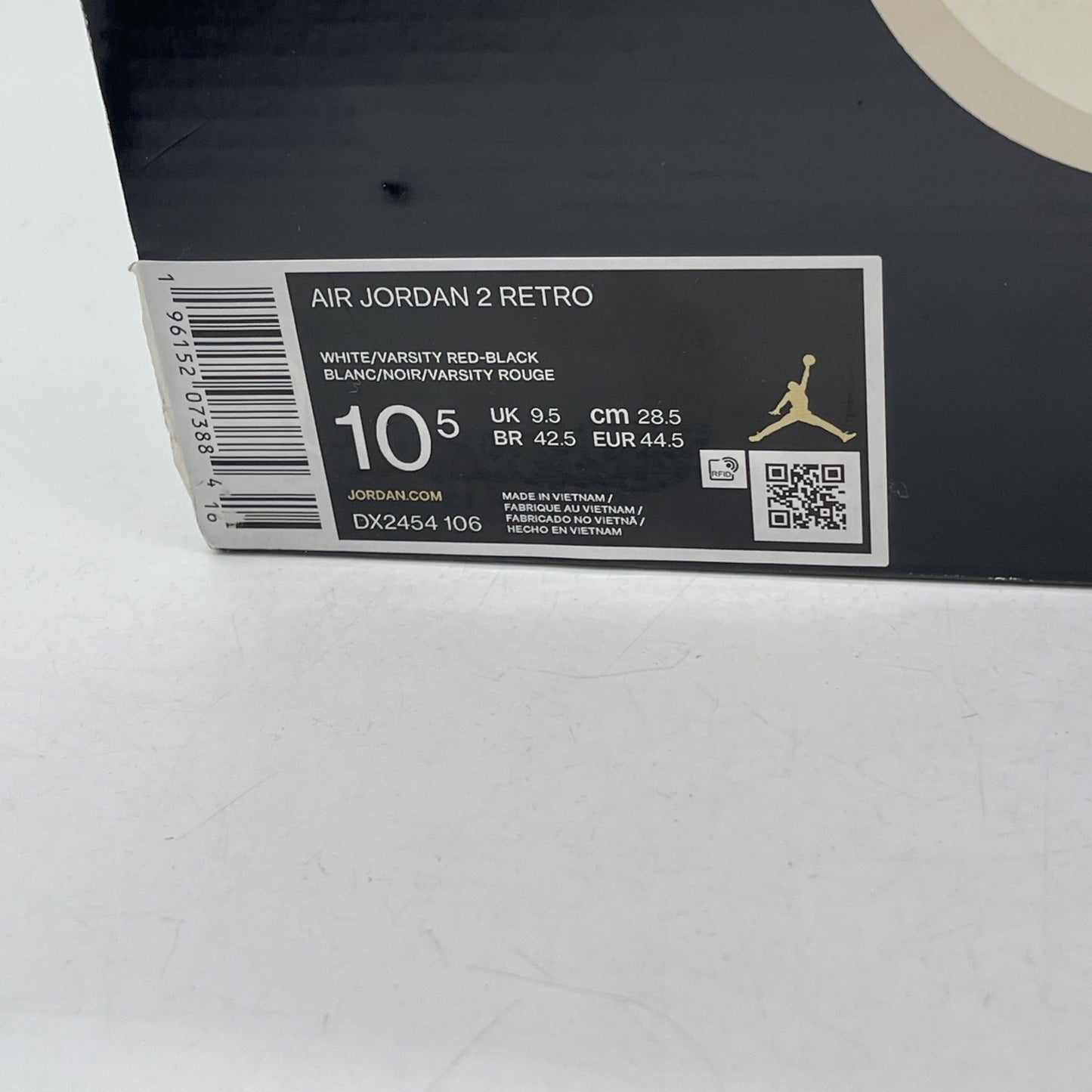 Size 10.5 - Air Jordan 2 Retro Mid Chicago (DX2454-106)