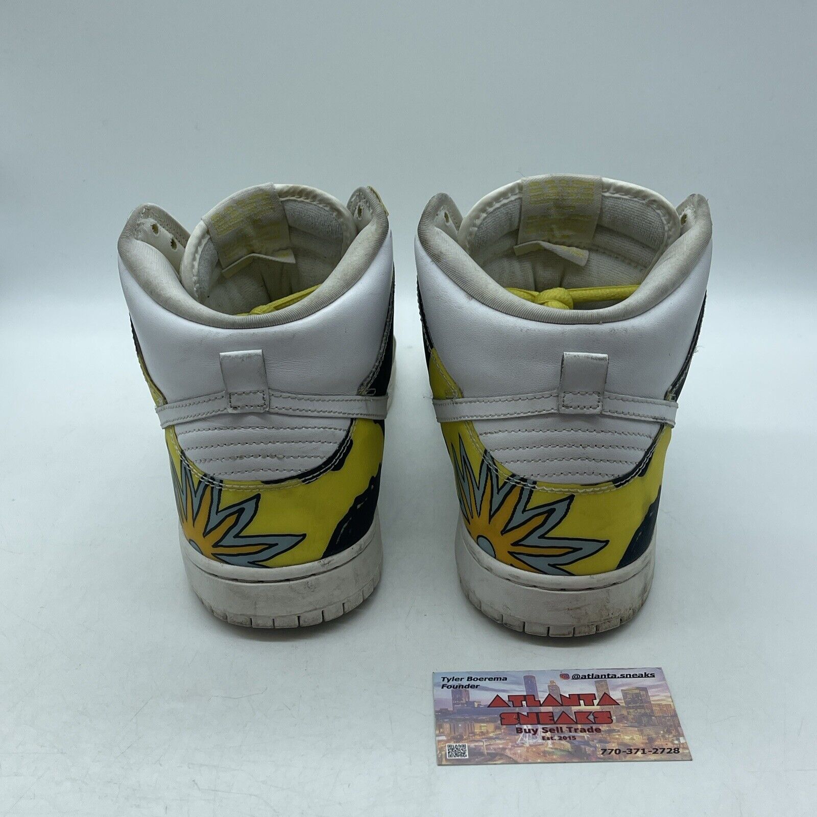 Size 11 - Nike Dunk PRM DLS SB QS High De La Soul White Yellow (748751-177)