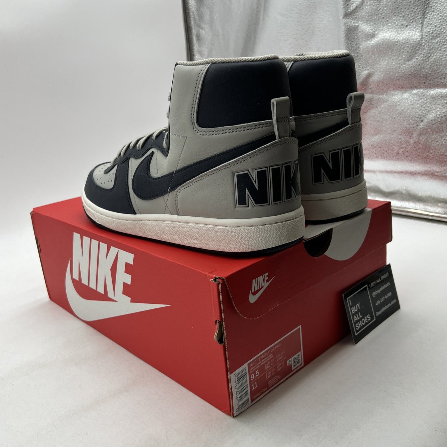 Size 9.5 - Nike Terminator High Georgetown (FB1832-001)