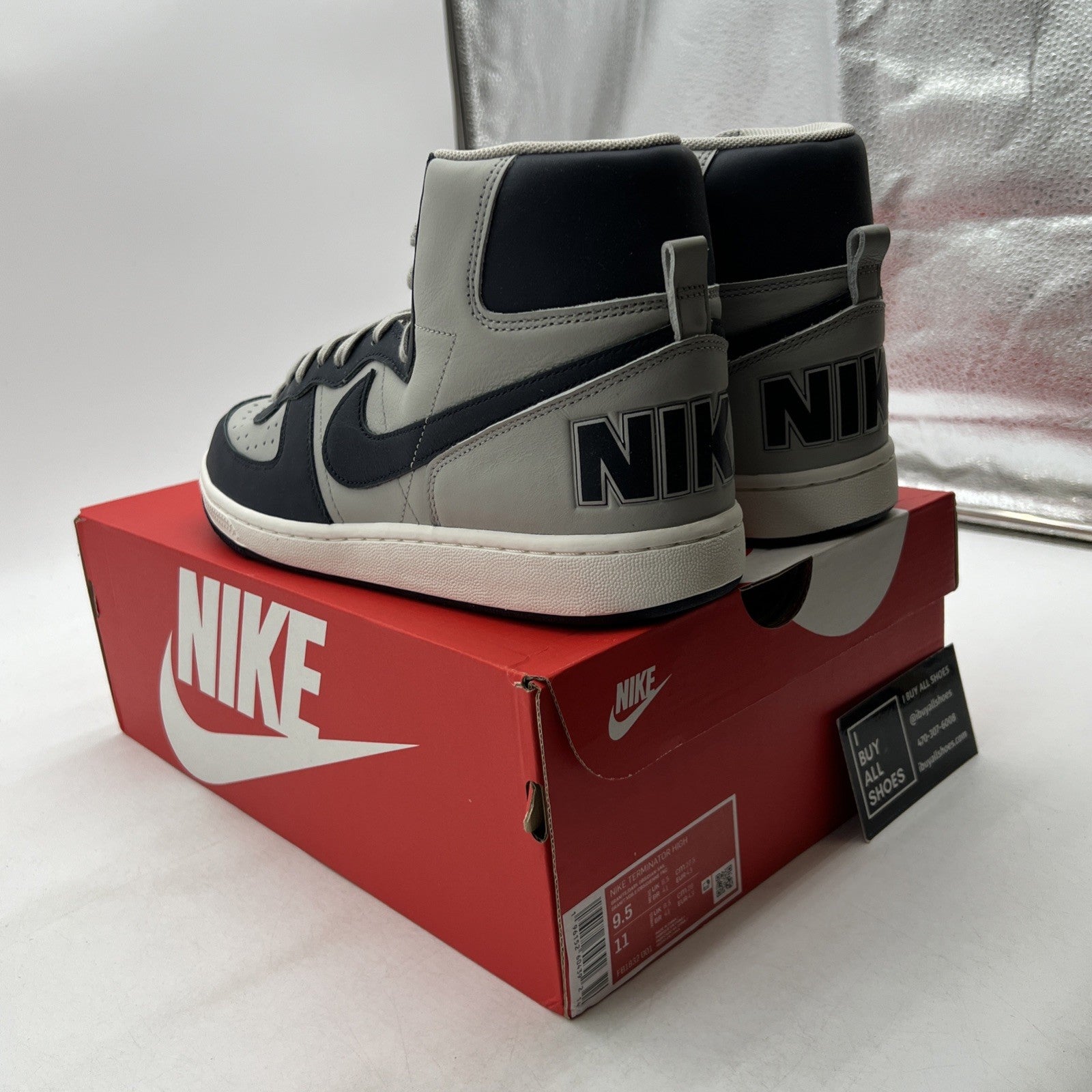 Size 9.5 - Nike Terminator High Georgetown (FB1832-001)
