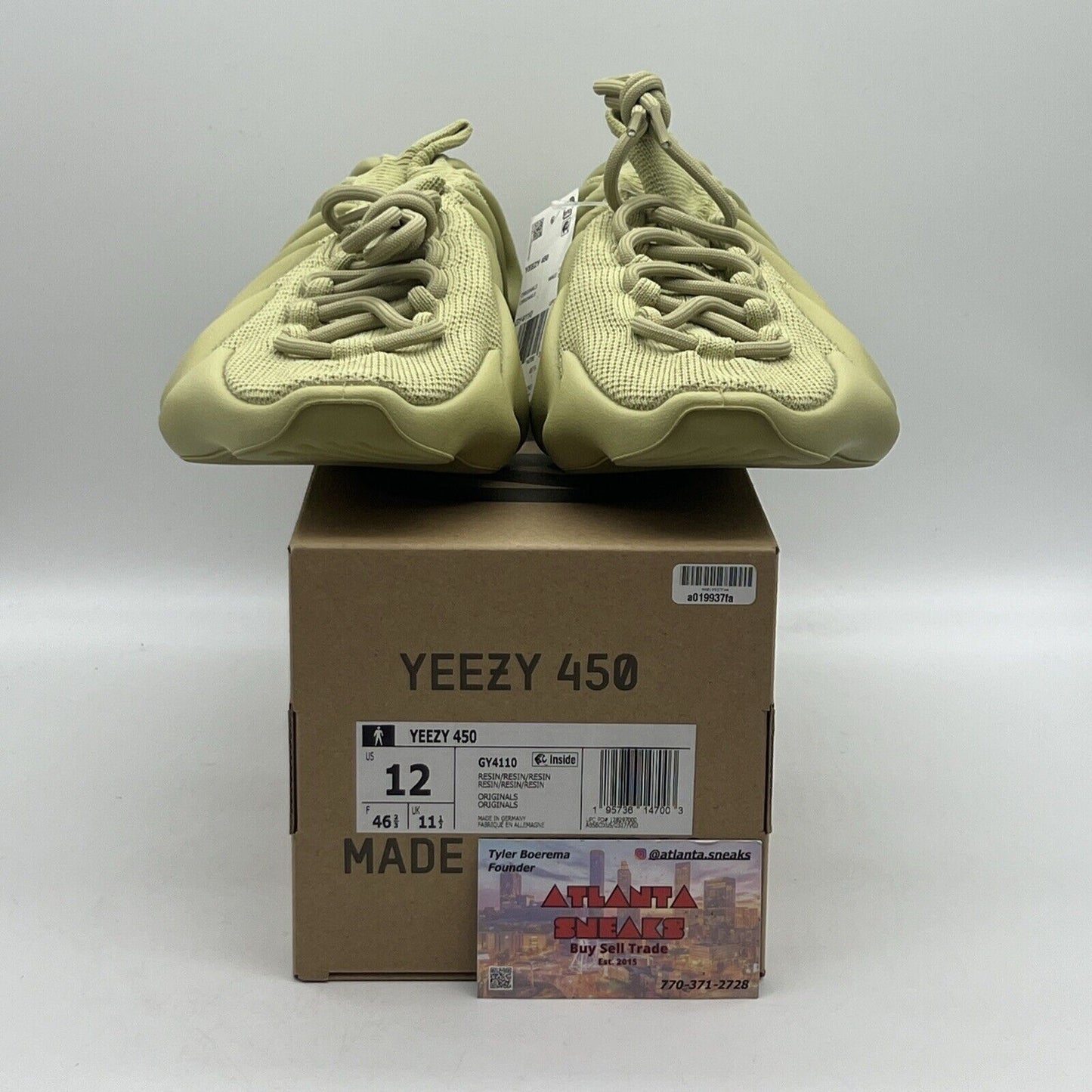 Size 12 - adidas Yeezy 450 Resin Brand New Og All