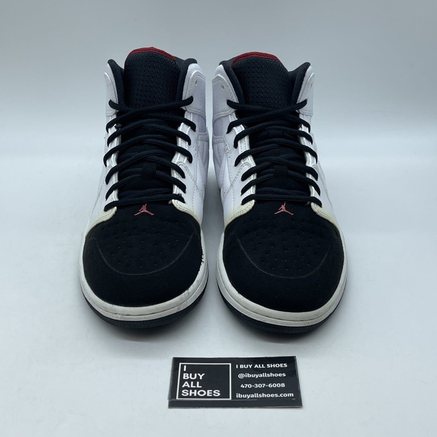 Size 11.5 - Air Jordan 1 Retro '99 White Black Suede Leather (654140-101)