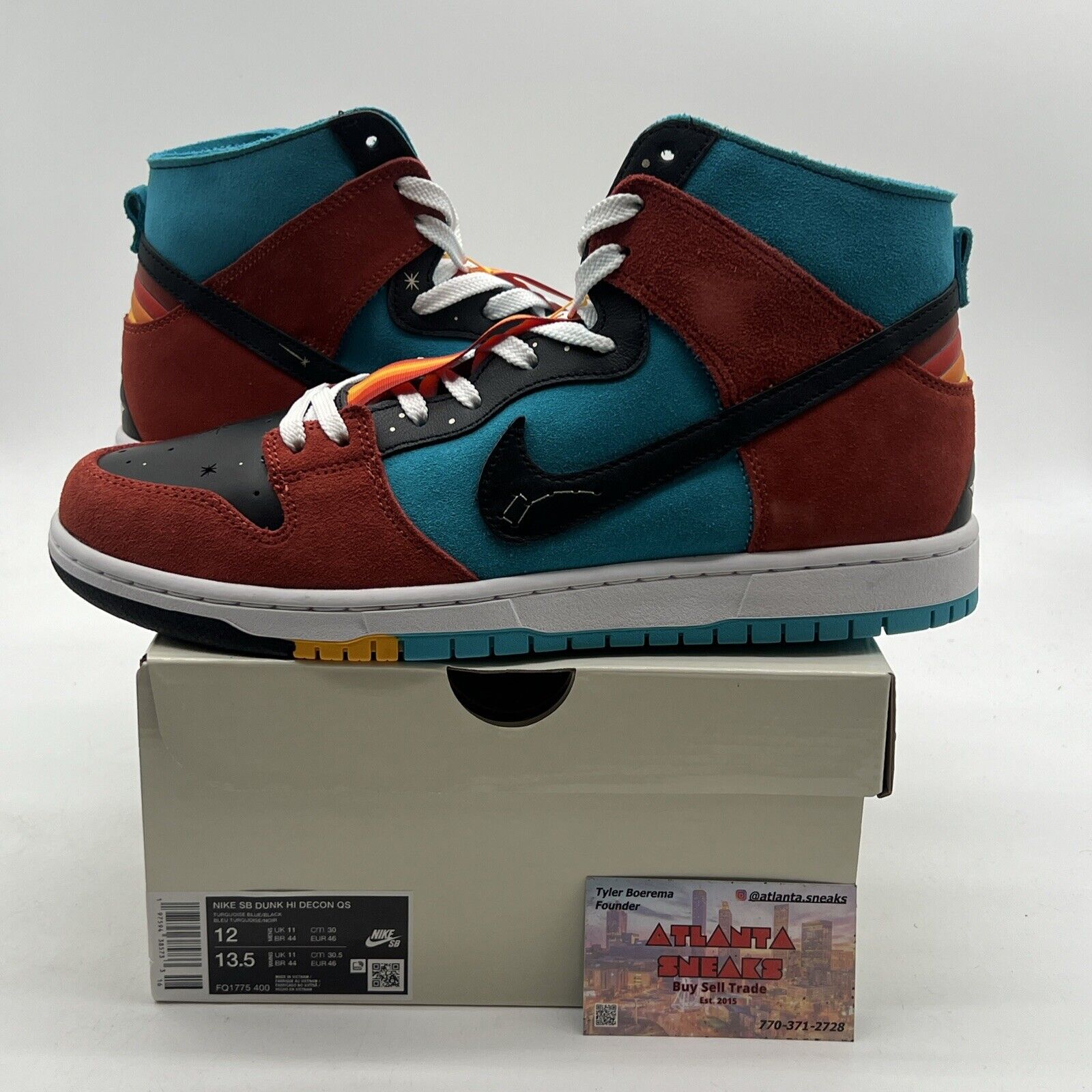 Size 12 - Nike Di’orr Greenwood x Dunk SB High Navajo Arts (FQ1775-400)