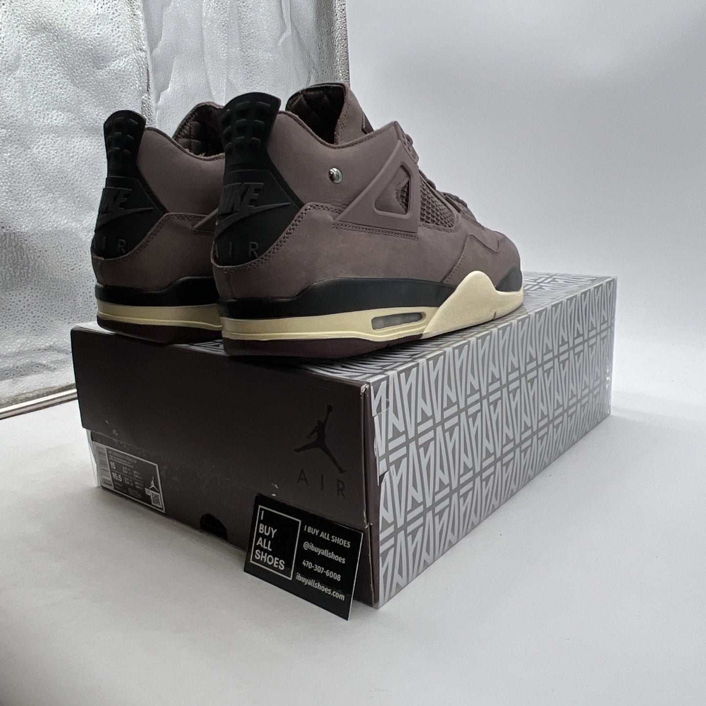 Size 15 - Air Jordan 4 Retro x A Ma Maniere Mid Violet Ore (DV6773-220)