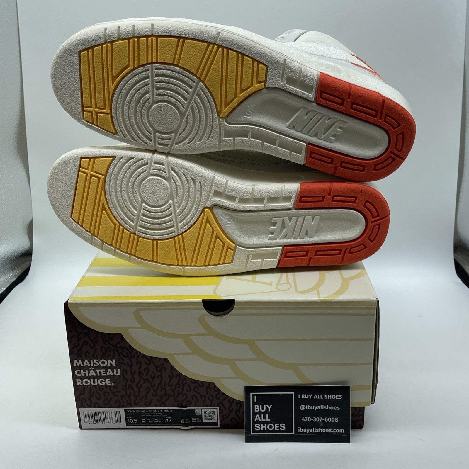 Size 10.5 - Maison Château Rouge x Air Jordan 2 United Youth International