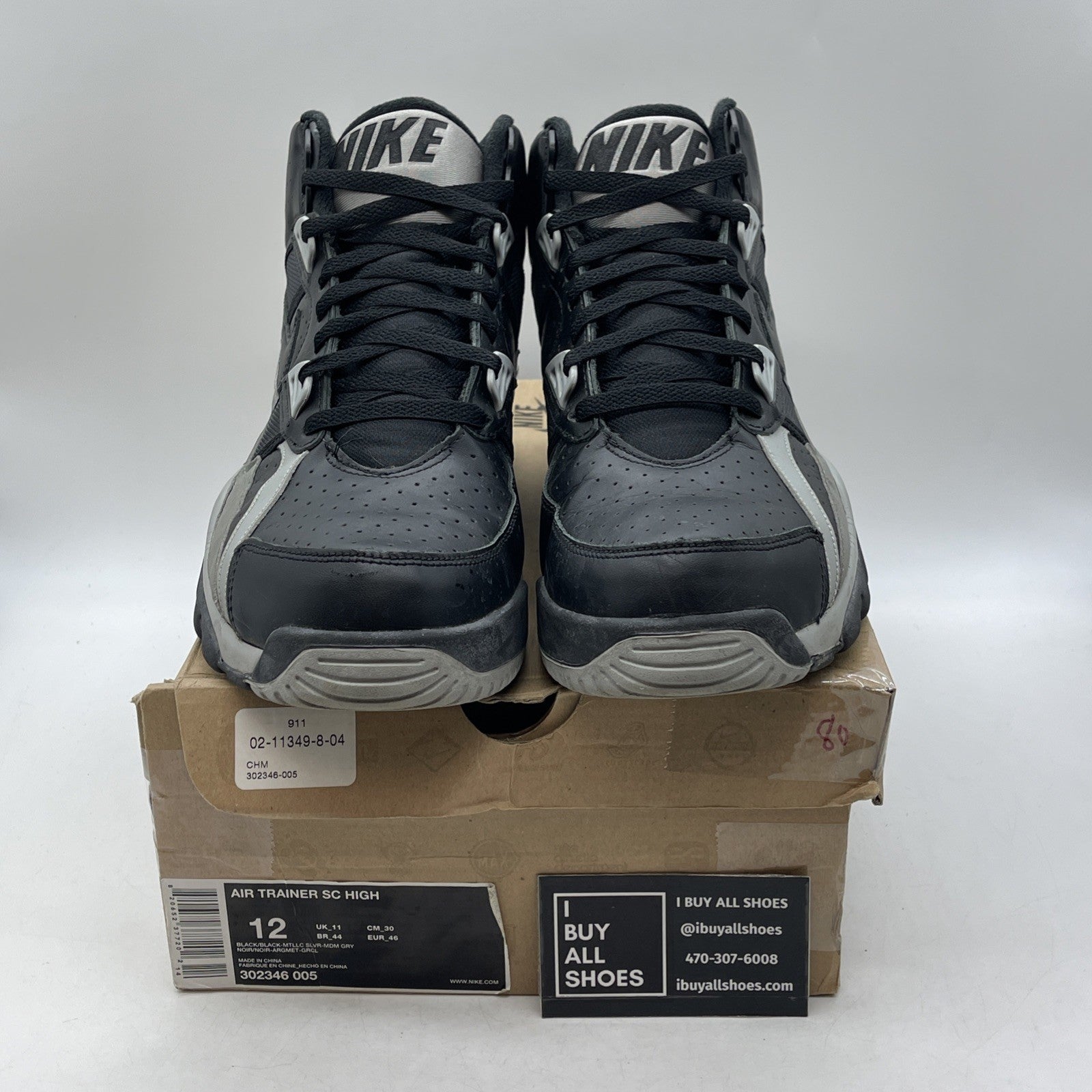 Size 12 - Nike Air Trainer Sc High Bo Jackson (302346-005)