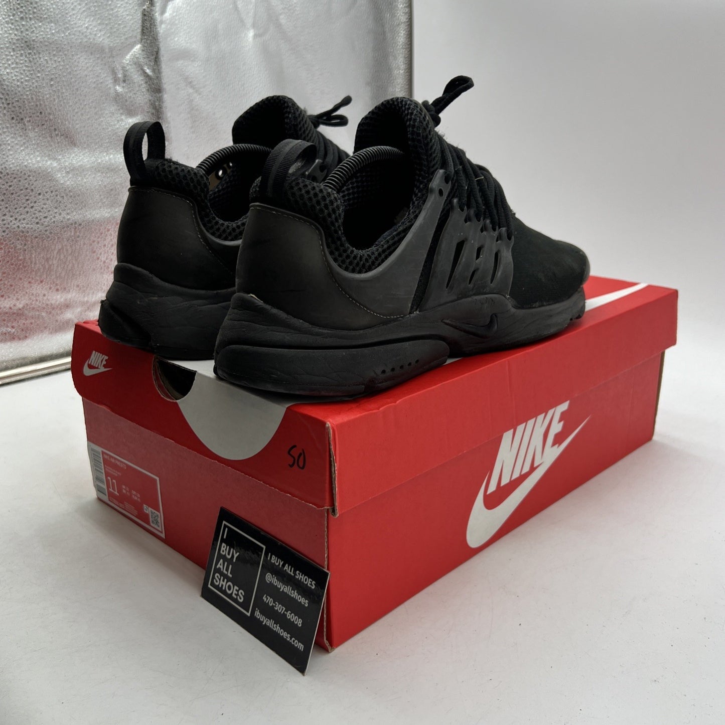 Size 11 - Nike Air Presto 2021 Triple Black (CT3550-003)