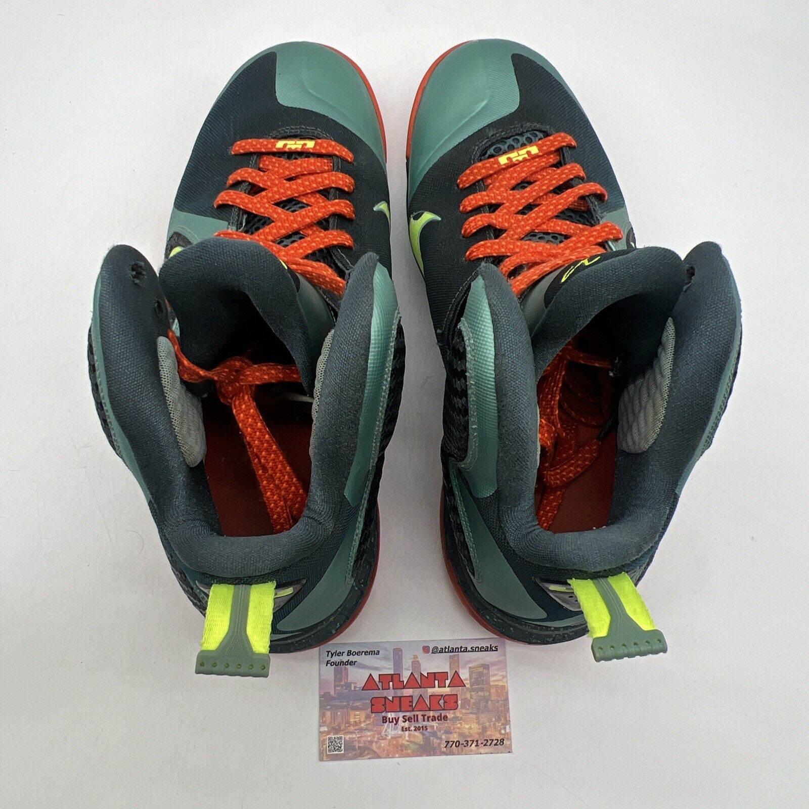 Size 11 - Nike LeBron 9 Cannon - Orange (469764-004)