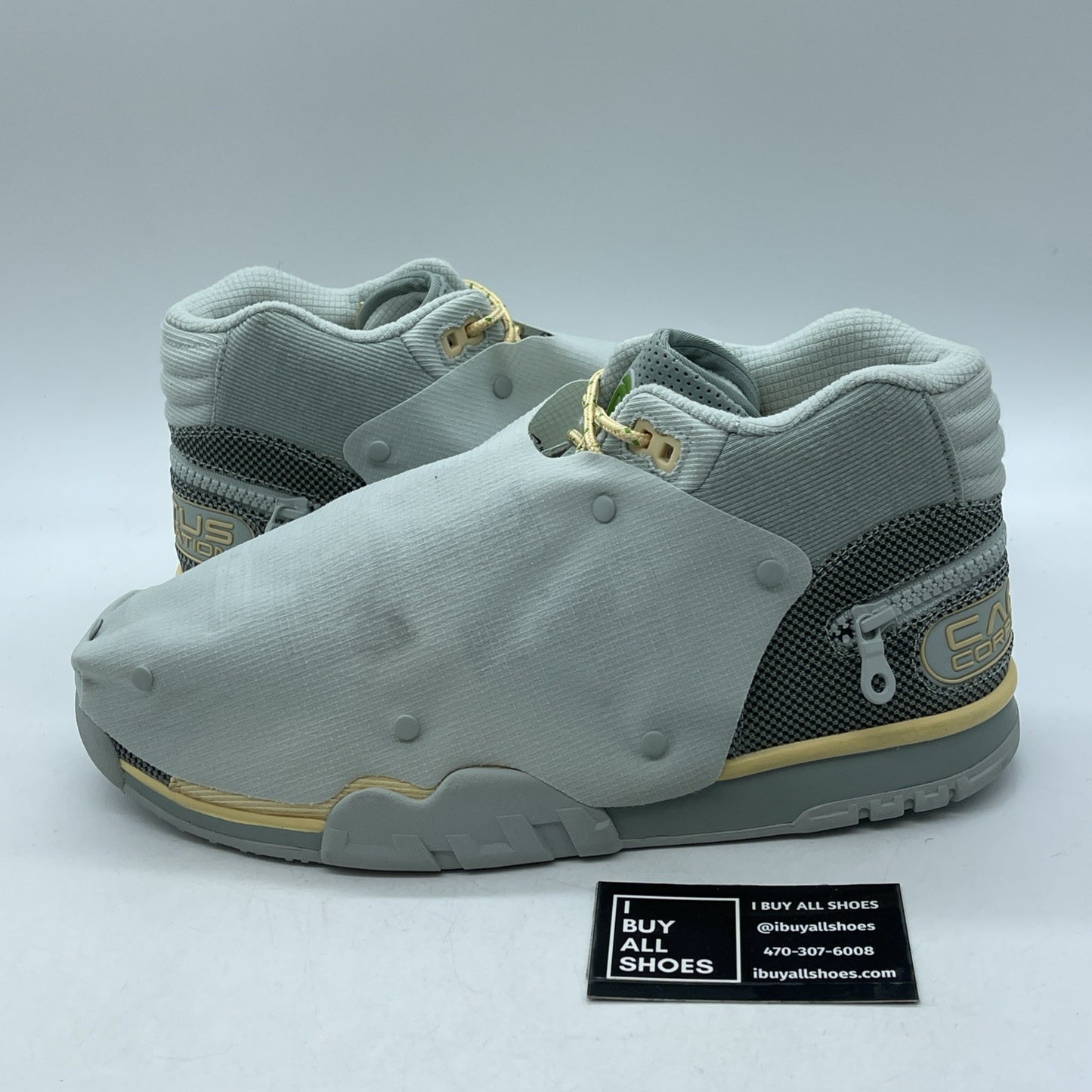 Size 12 - Nike Travis Scott x Air Trainer 1 SP Gray Blue Yellow (DR7515-001)