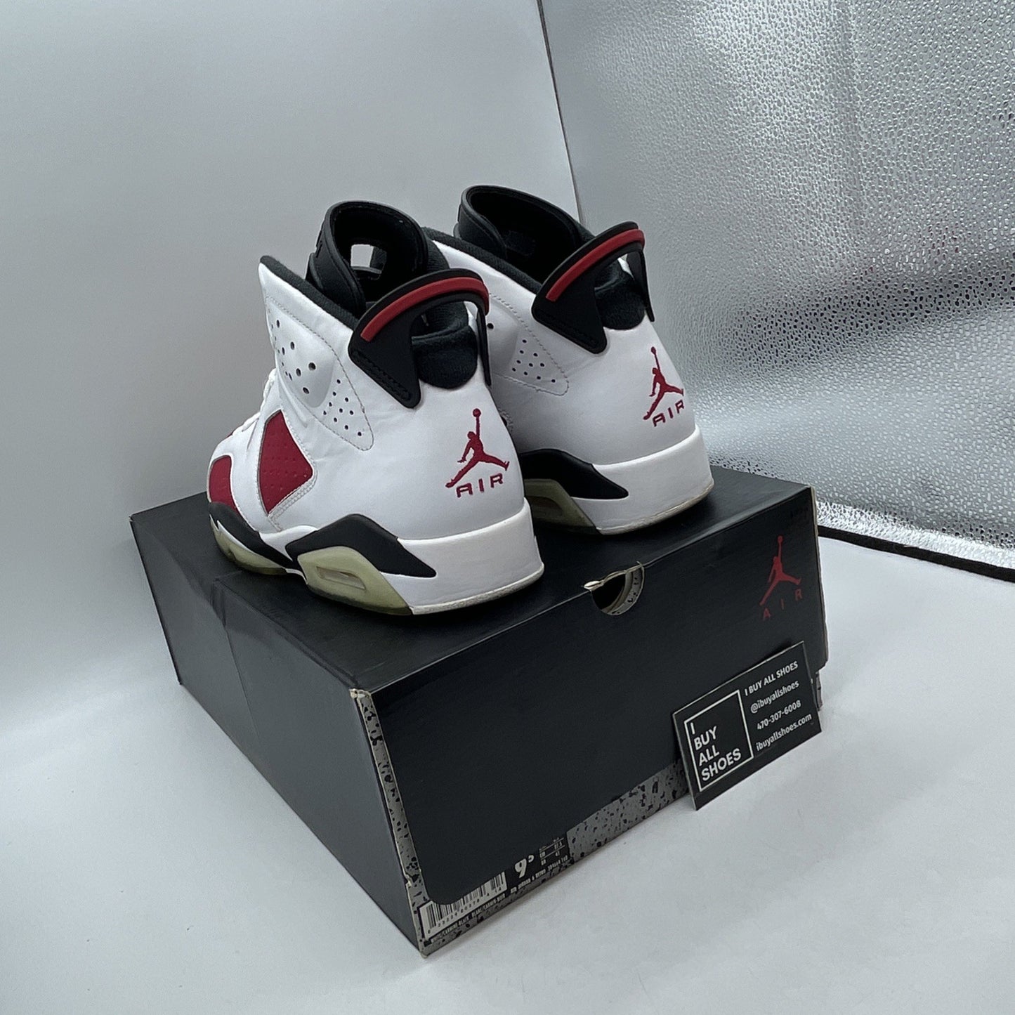 Size 9.5 - Air Jordan 6 Retro 2014 Carmine (384664-160)