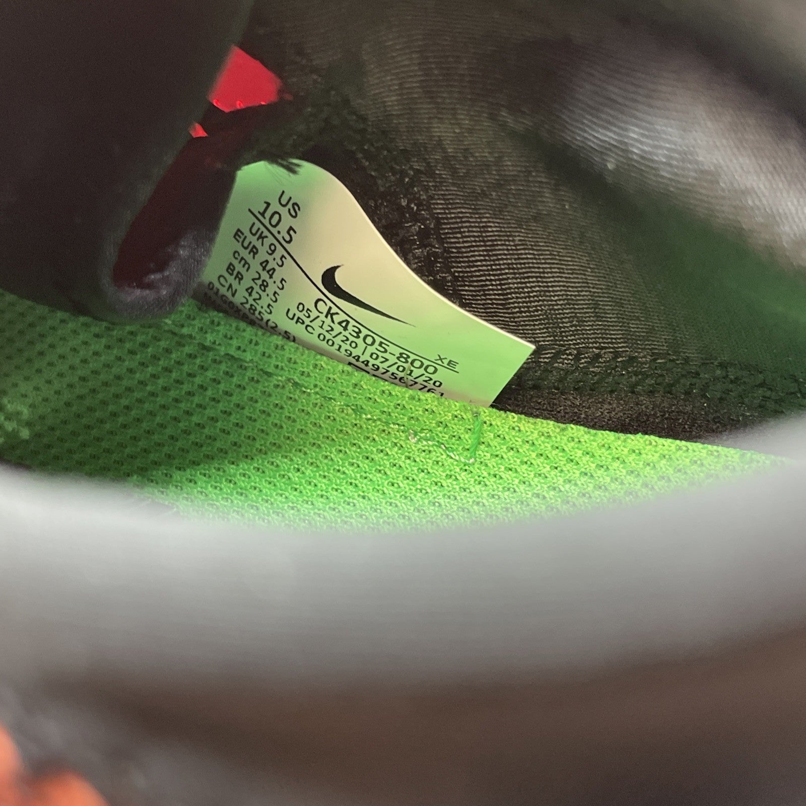 Size 10.5 - Nike Pegasus Trail 2 Bright Mango Pink Green Suede (CK4305-800)