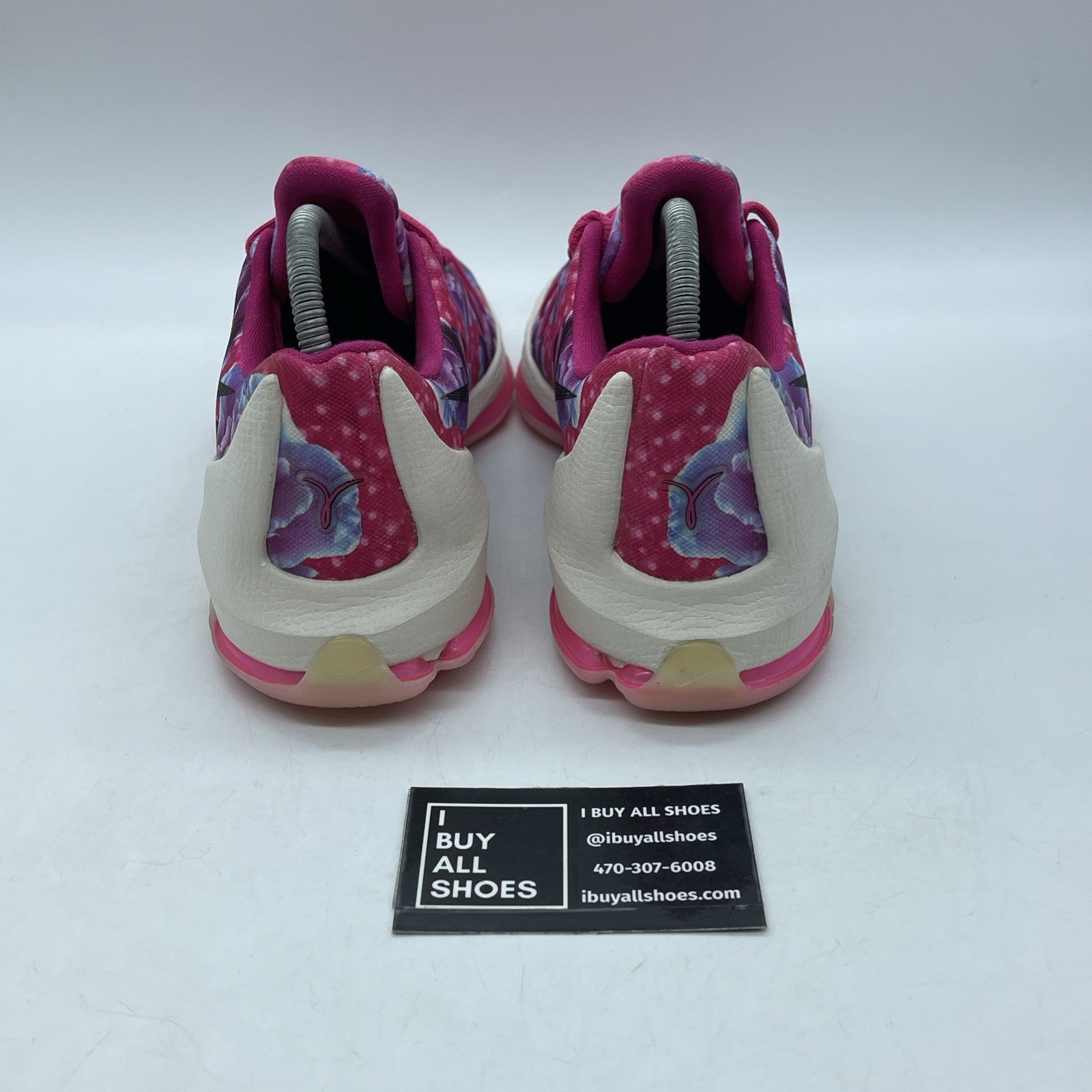 Size 7Y (GS) - Nike KD 8 Low Aunt Pearl Pink Purple Black Suede (837786-603)