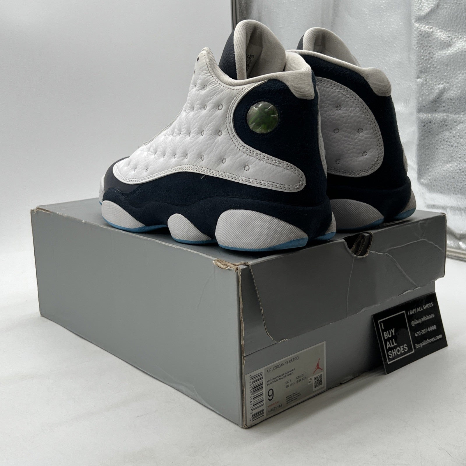 Size 9 - Air Jordan 13 Retro Obsidian (414571-144)