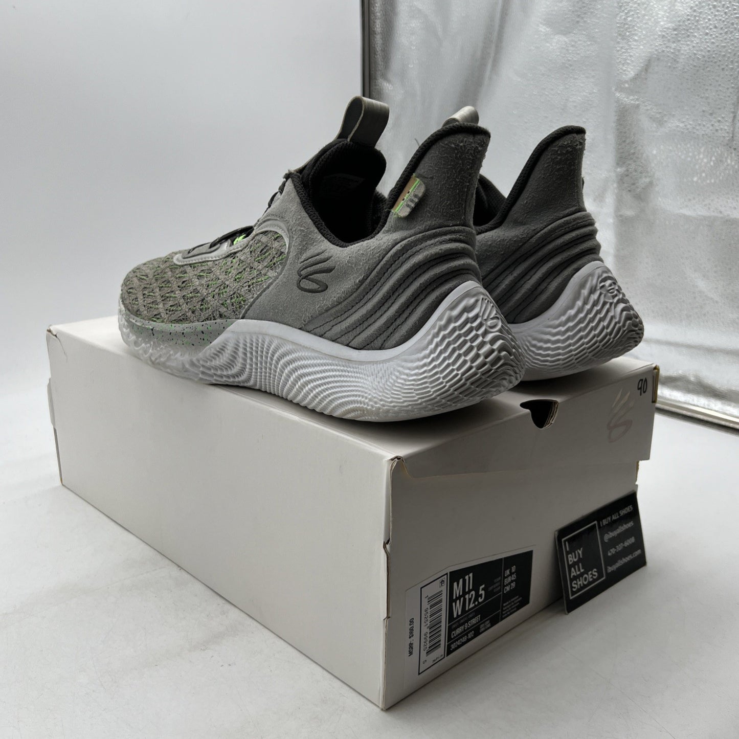 Size 12.5- Under Armour Curry 9 Street Pack - Talking Trash (3024248-102)