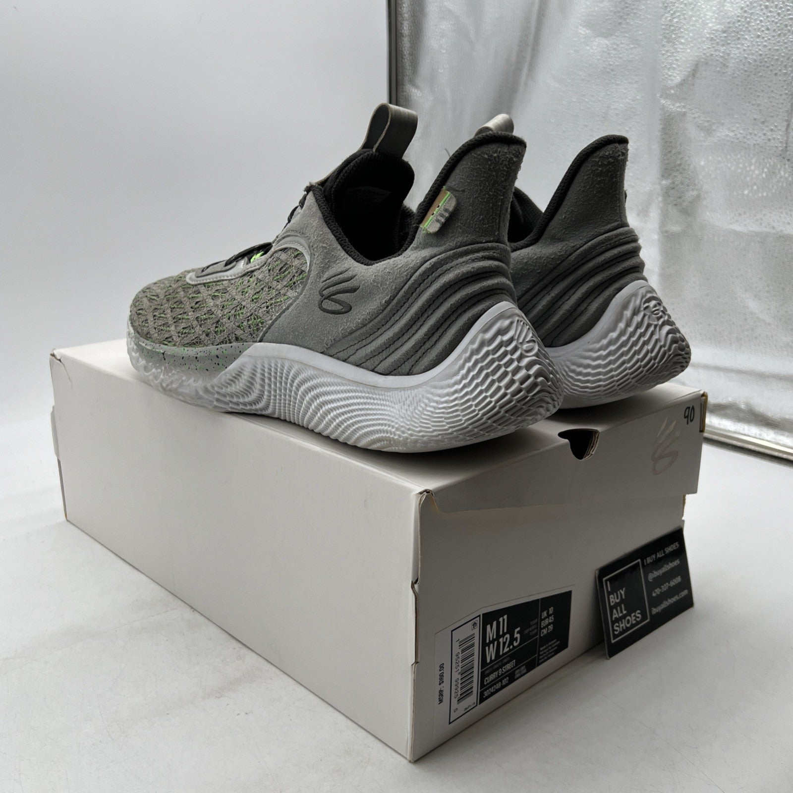 Size 12.5- Under Armour Curry 9 Street Pack - Talking Trash (3024248-102)