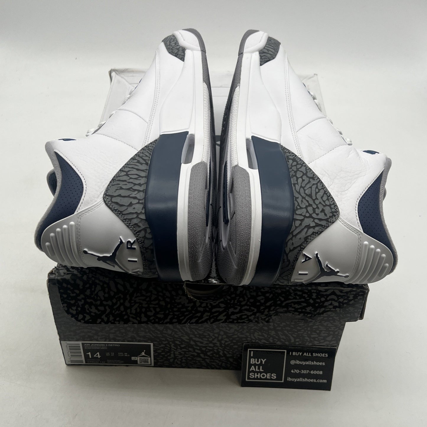 Size 14 - Air Jordan 3 Retro Midnight Navy (CT8532-140)