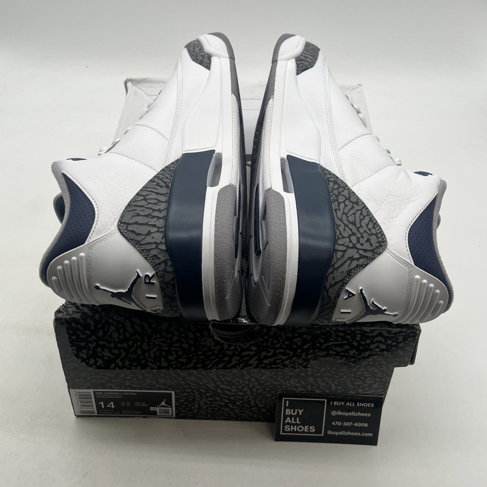 Size 14 - Air Jordan 3 Retro Midnight Navy (CT8532-140)