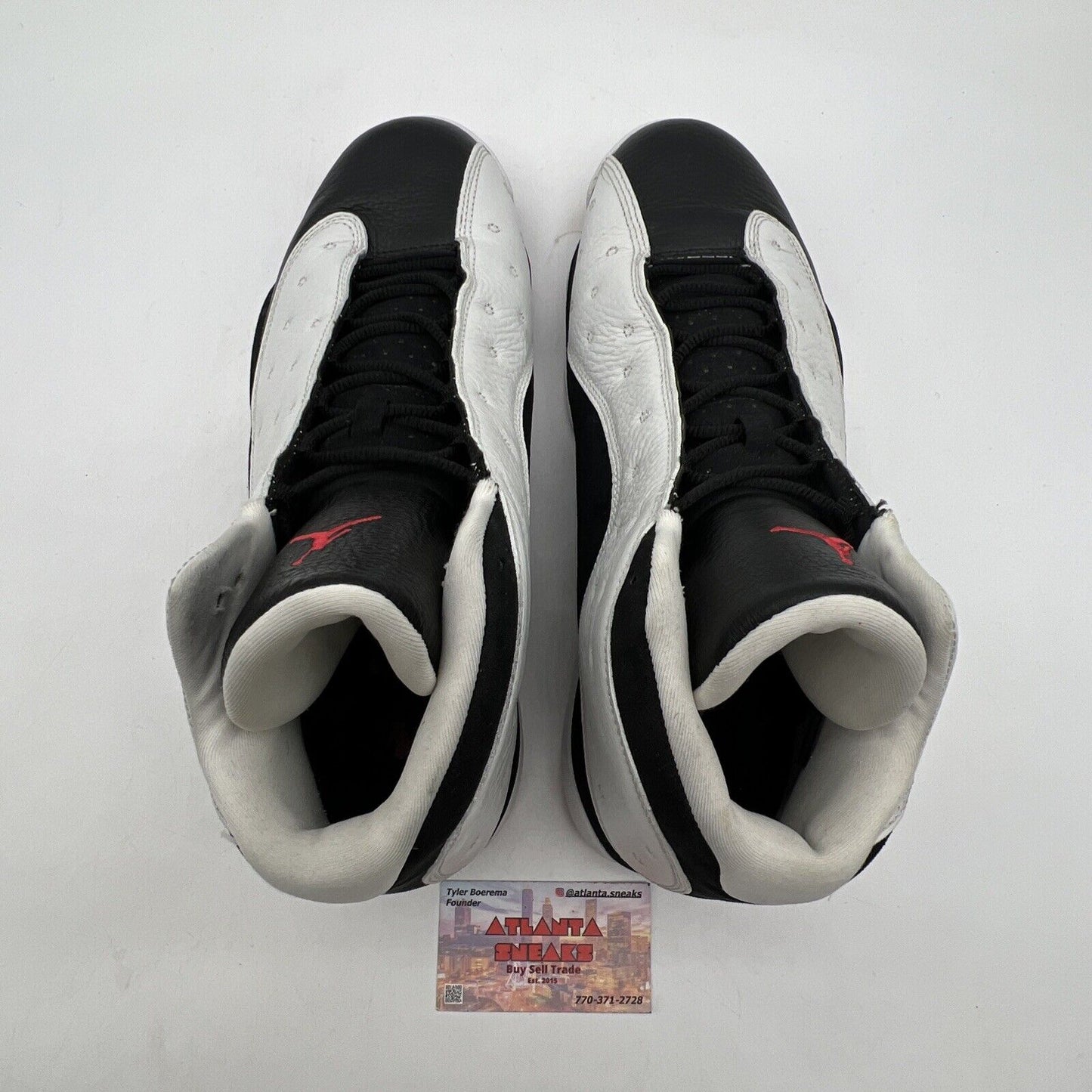 Size 13 - Air Jordan 13 Retro 2013 He Got Game Black White Leather (309259-104)