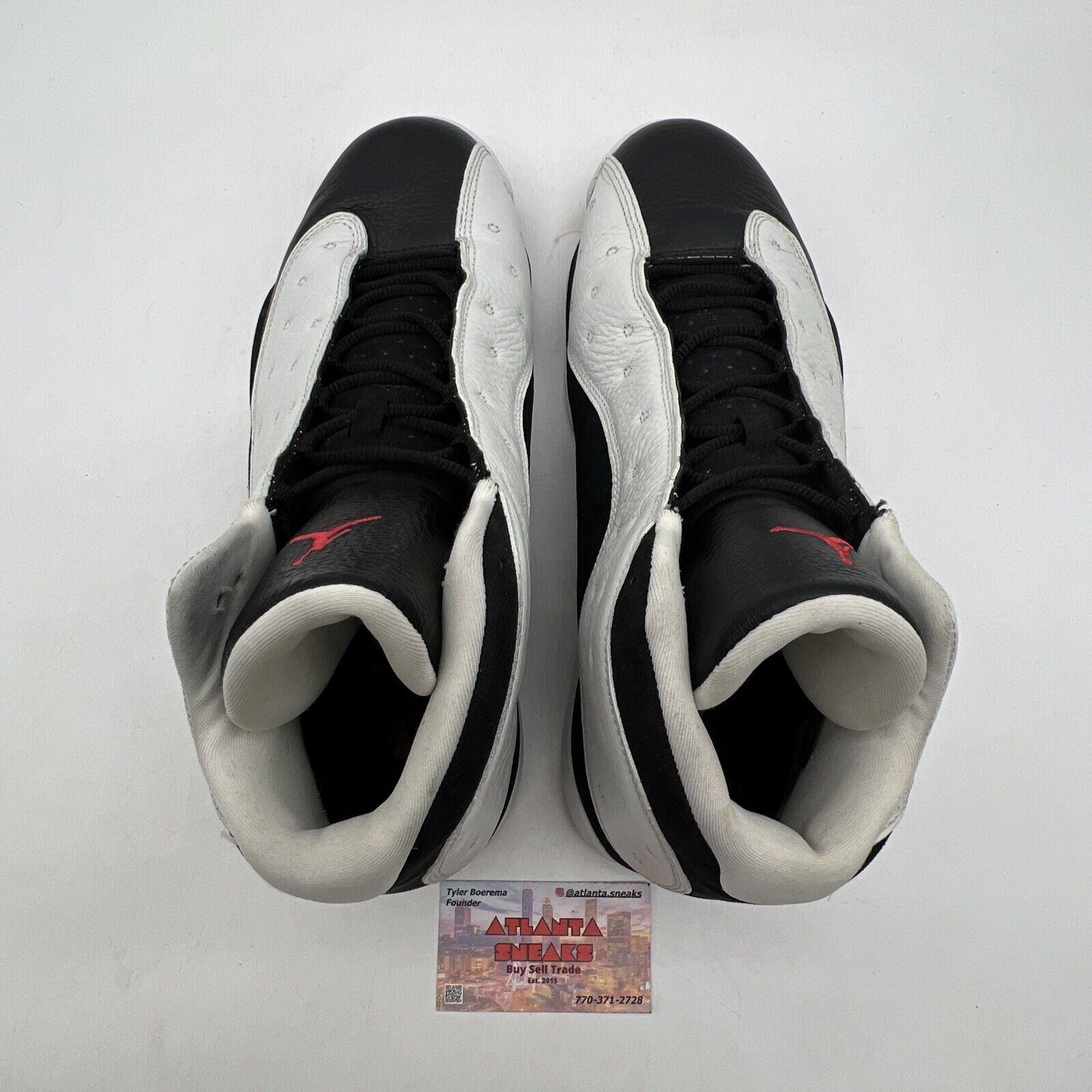 Size 13 - Air Jordan 13 Retro 2013 He Got Game Black White Leather (309259-104)