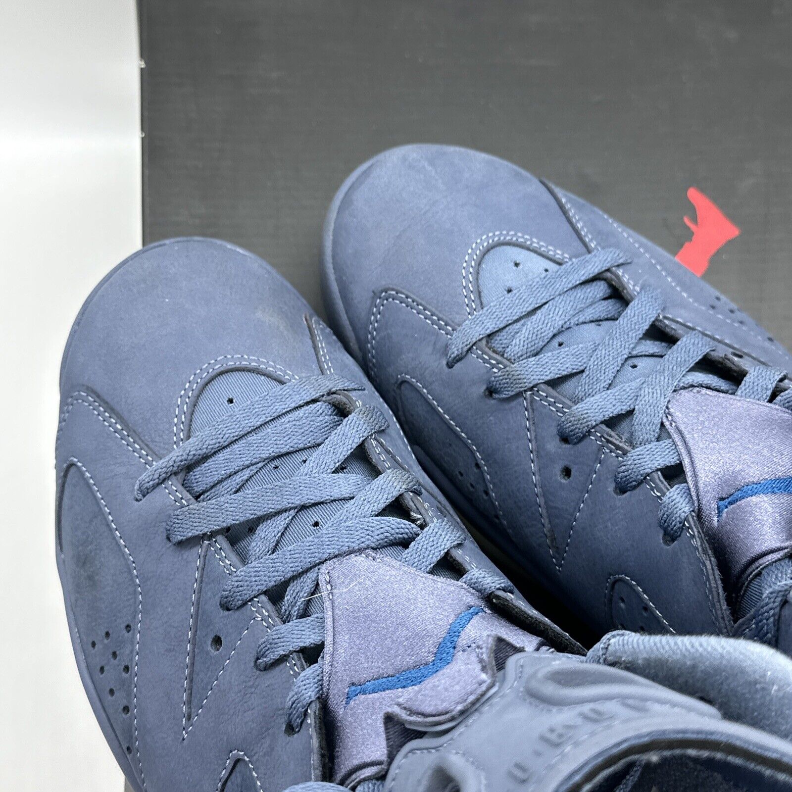 Size 12 - Jordan 6 Retro Jimmy Butler, Diffused Blue 2018 Rare Colroway OG With