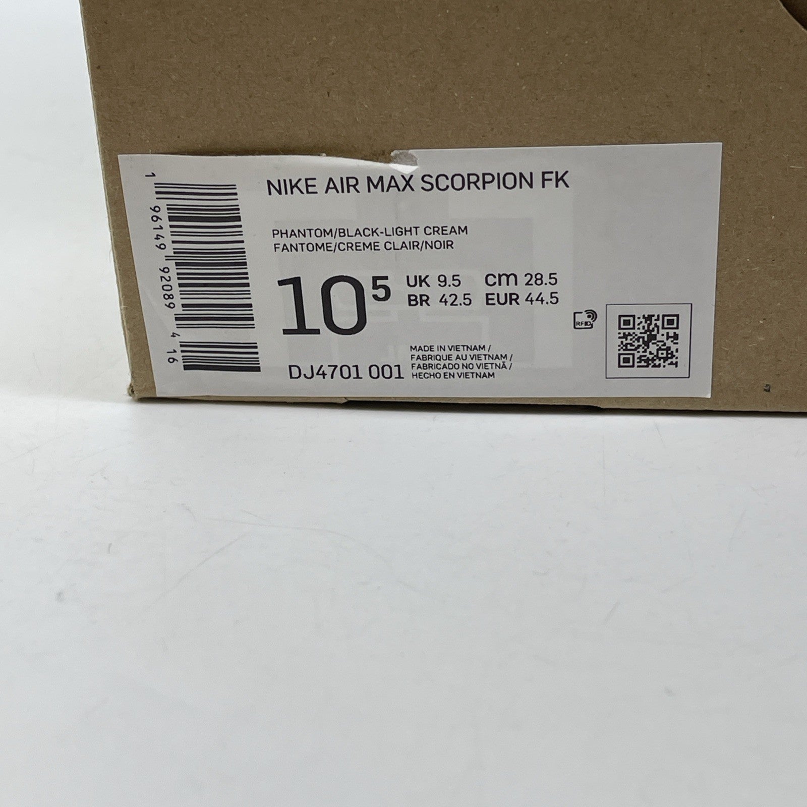Size 10.5 - Nike Air Max Scorpion Flyknit Lemon Wash Black Suede (DJ4701-001)