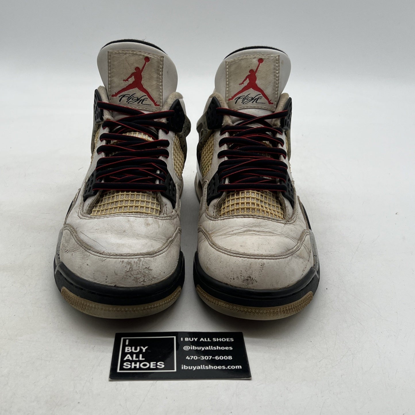 Size 8 - Air Jordan 4 Retro OG Mid White Cement (840606-192)