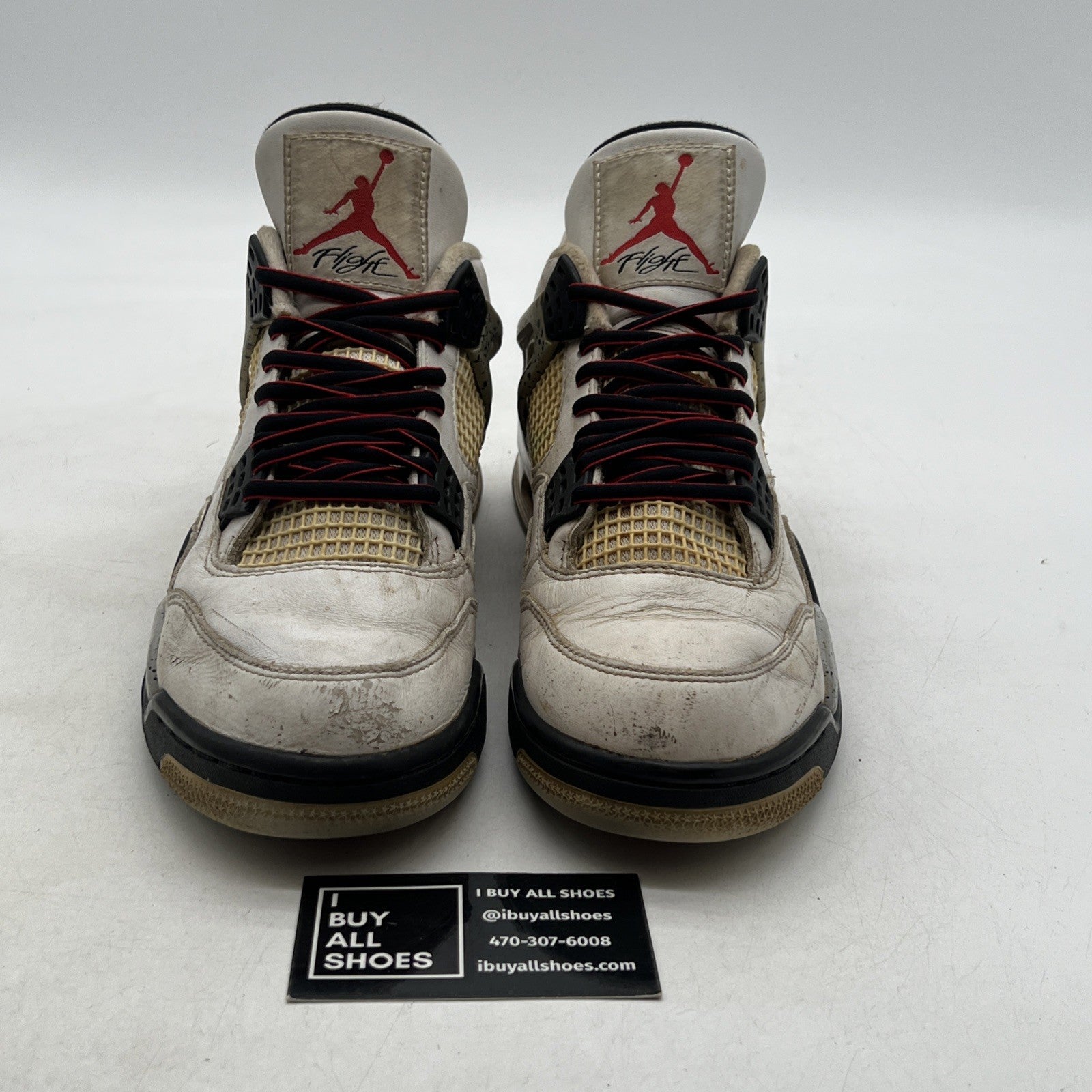 Size 8 - Air Jordan 4 Retro OG Mid White Cement (840606-192)
