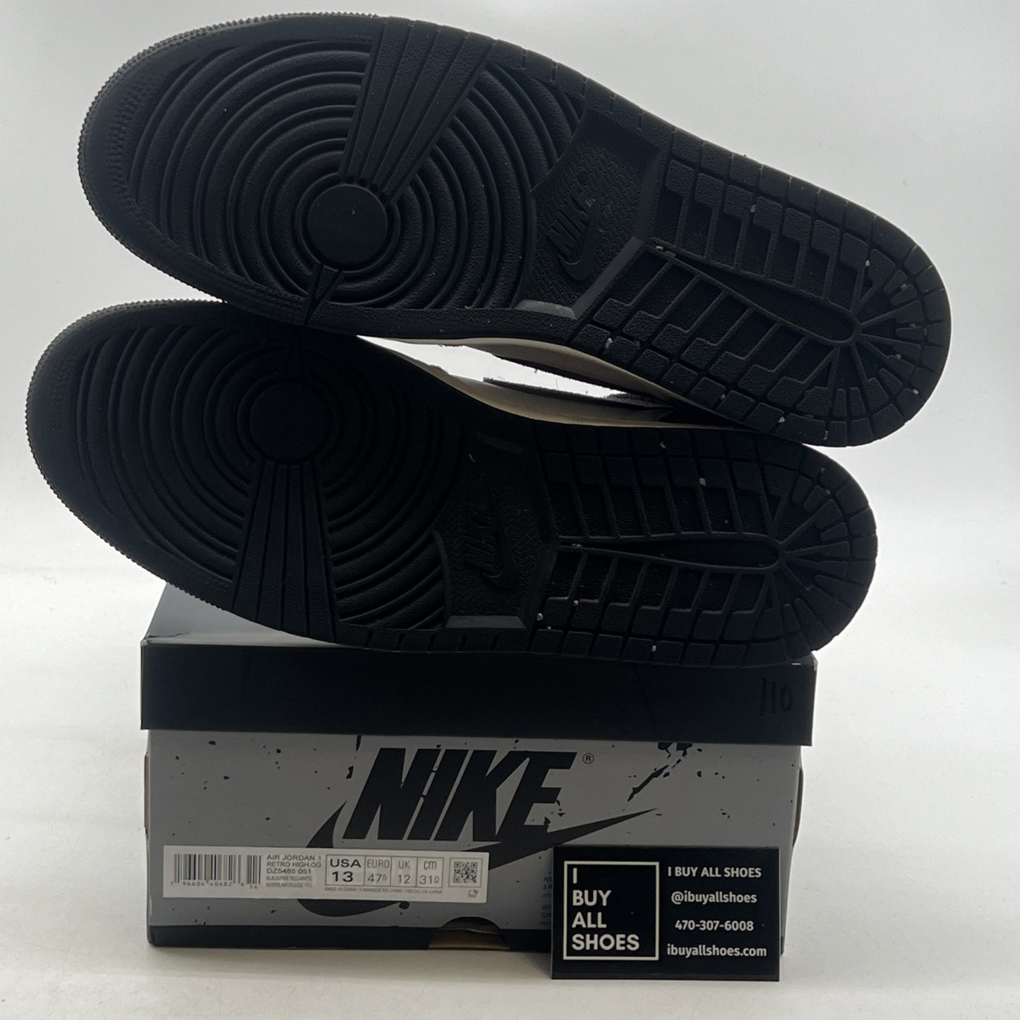 Size 13 - Air Jordan 1 Retro OG High Washed Black (DZ5485-051)